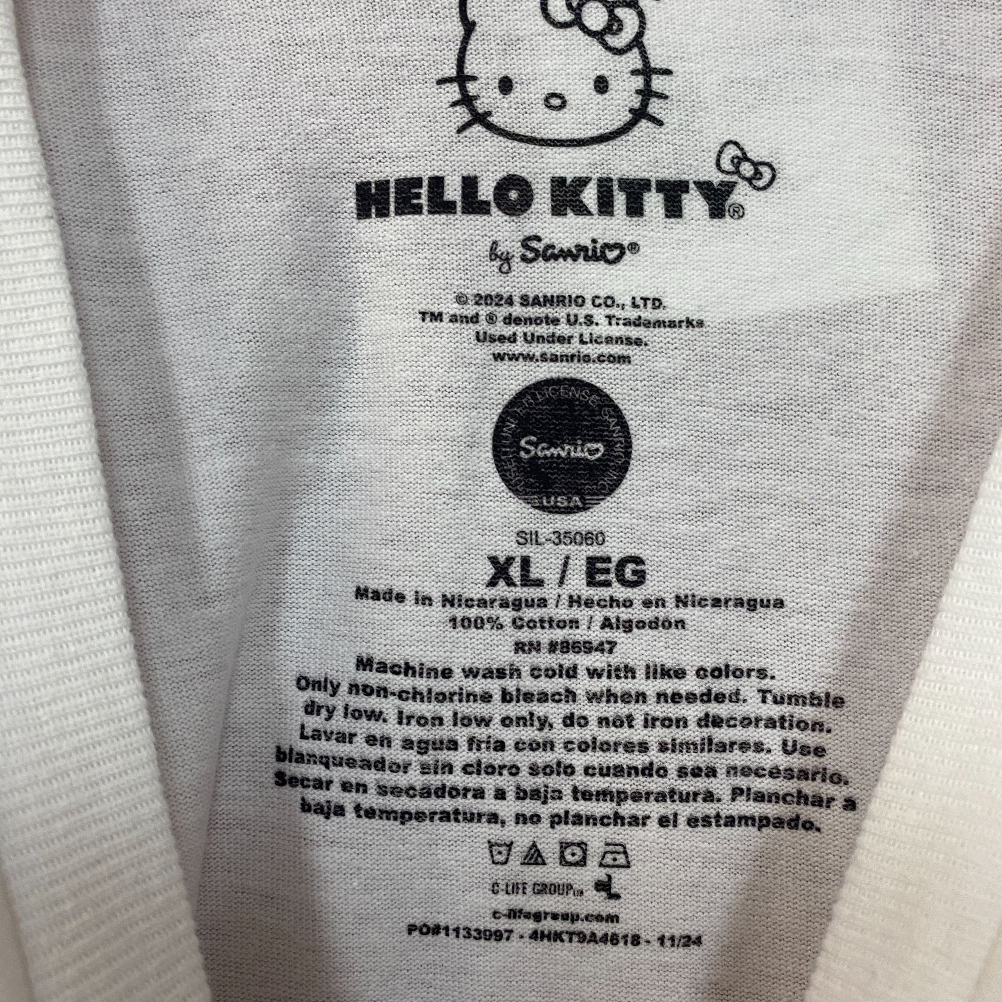 Other Sanrio Hello Kitty Bolo Tie Cute Graphic T-Shirt XL Size US XL / EU 56 / 4 - 4 Thumbnail