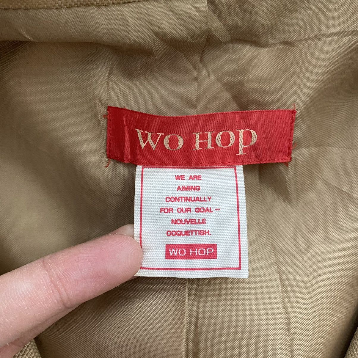 Vintage Vintage WO HOP Plain Brown Button Up Coat Size US S / EU 44-46 / 1 - 5 Thumbnail