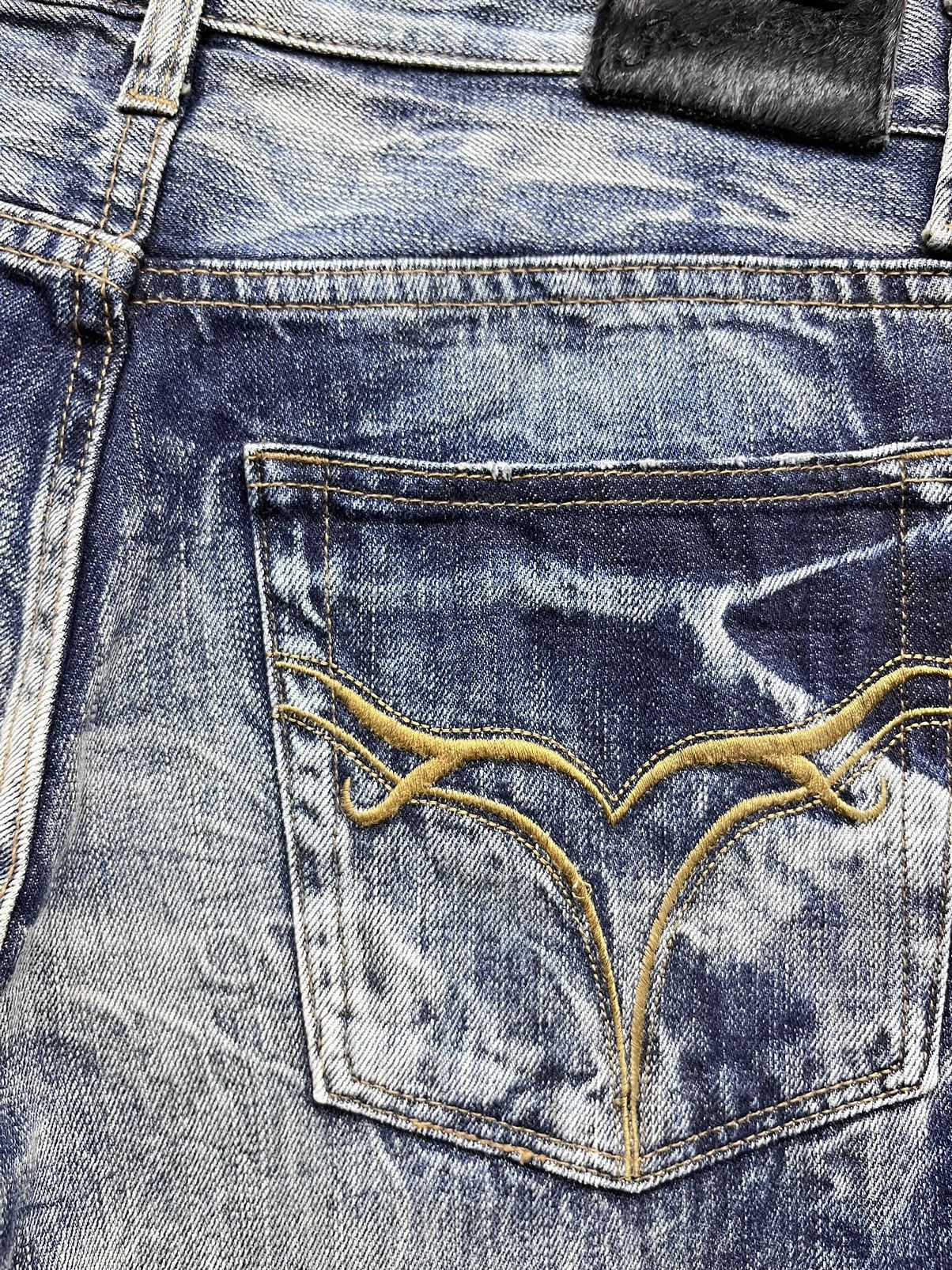 JACKROSE SICK🔥90’s JACKROSE Tribal Embroidery Punk Whiskered Flare💥 Size US 28 / EU 44 - 10 Thumbnail