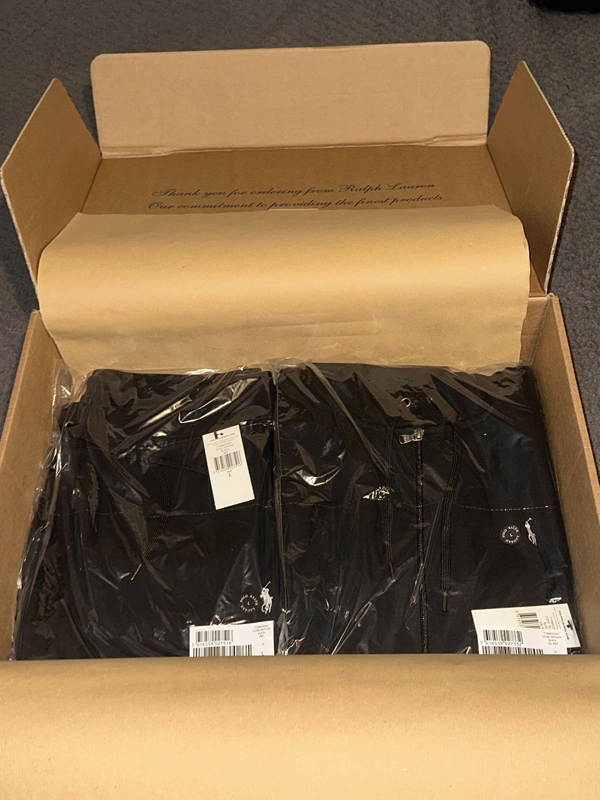image of Polo Ralph Lauren Ralph Laurent Tracksuit in Black, Men's (Size Large)