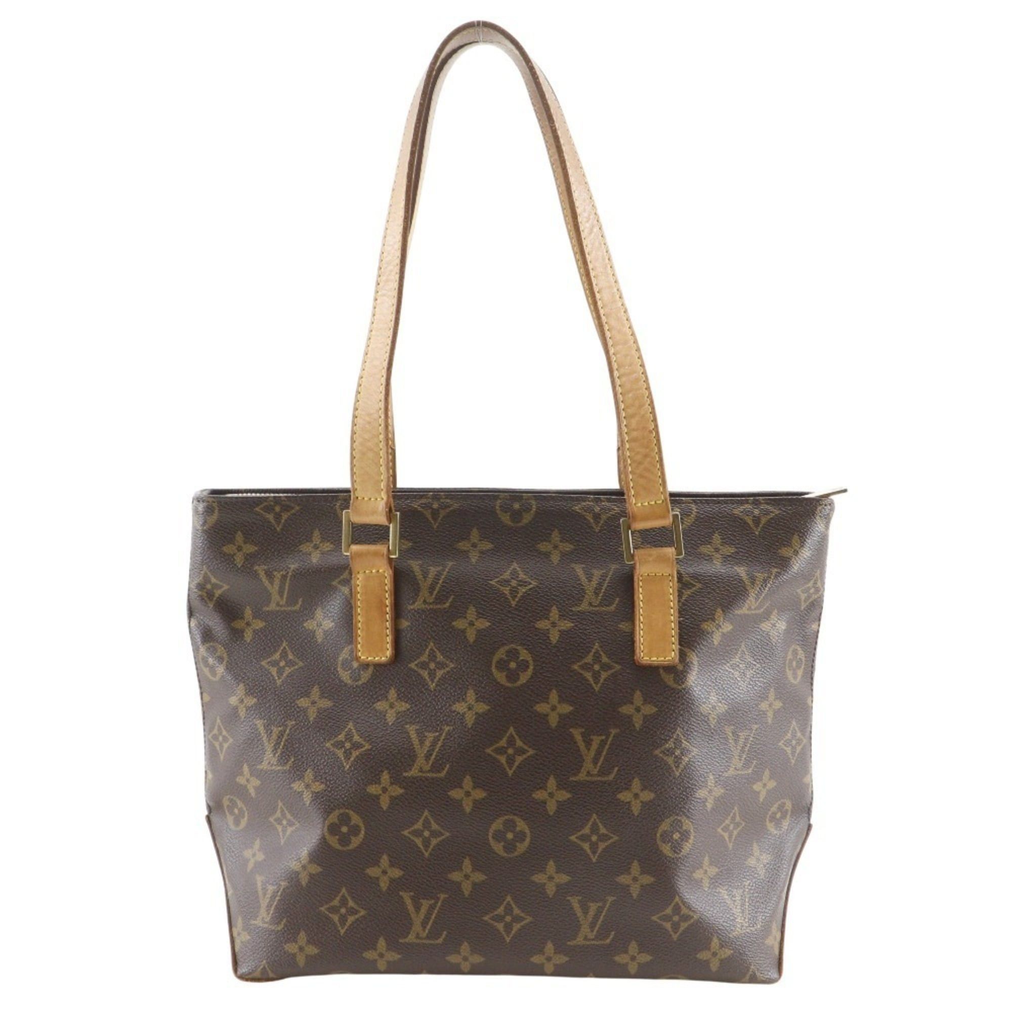 Louis Vuitton Louis Vuitton Cabas Piano Tote Bag M51148 Monogram Canvas 2001 Brown VI1001 A5 Zippered Women's Size ONE SIZE - 1 Thumbnail