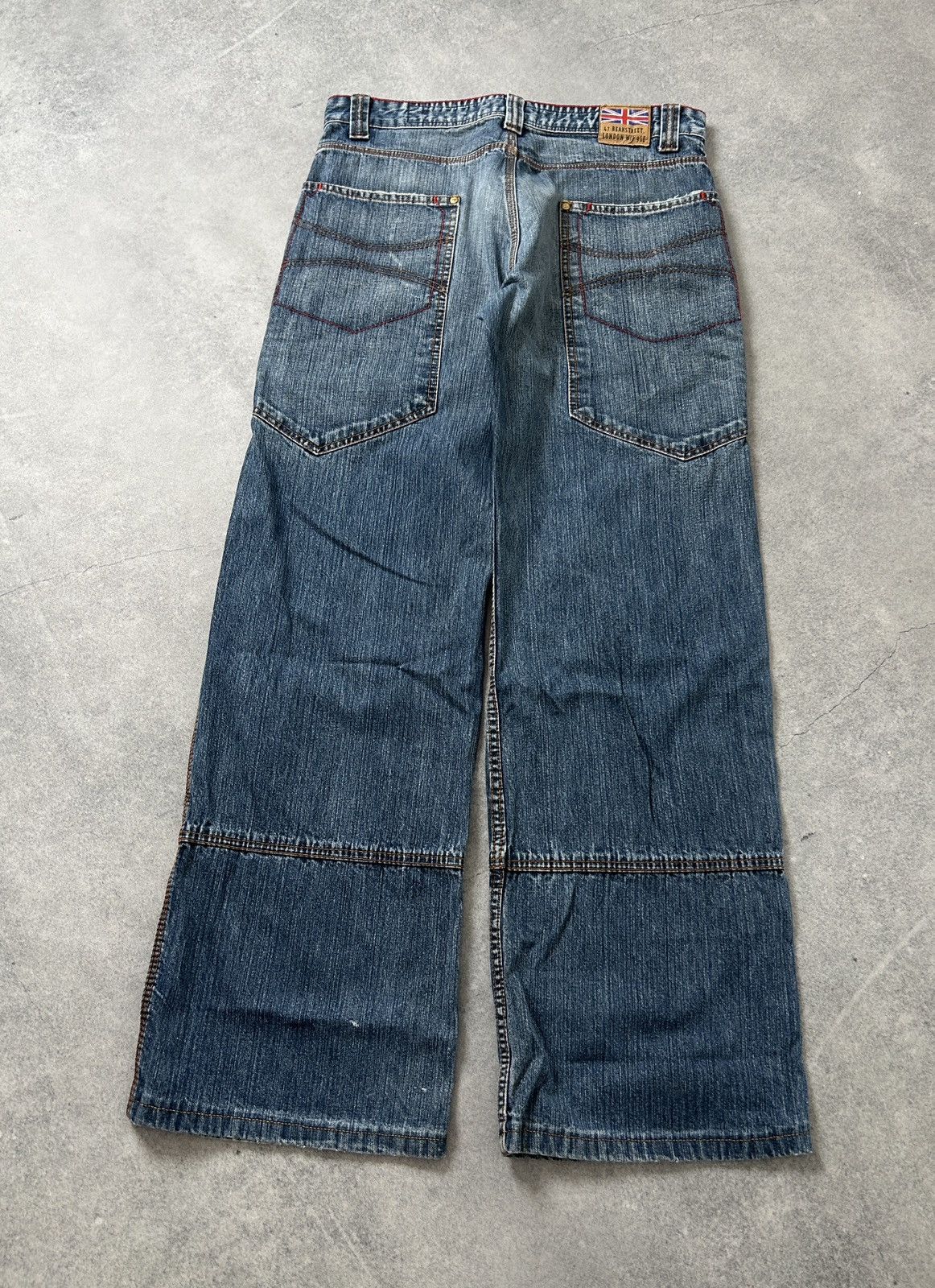 Lonsdale Vintage Lonsdale baggy y2k Jnco style denim size 33 Size US 33 - 4 Thumbnail