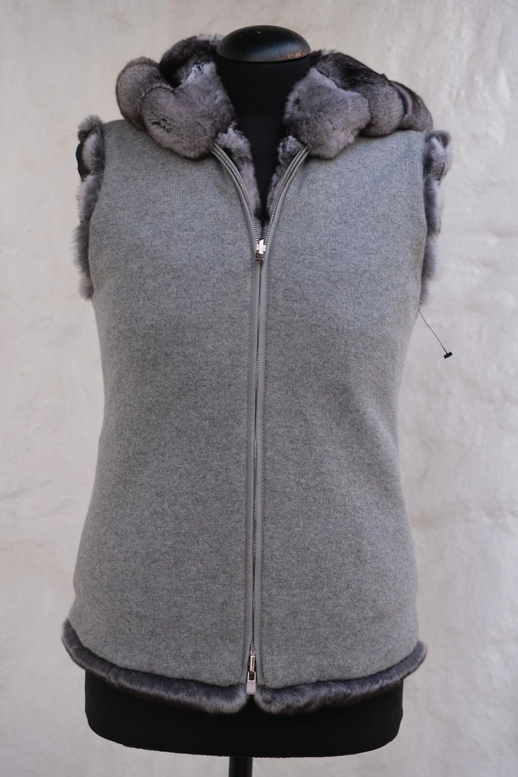 Loro Piana SUPER RARE New Loro Piana Chinchilla Reversible US12 IT46 Size L / US 10 / IT 46 - 4 Thumbnail