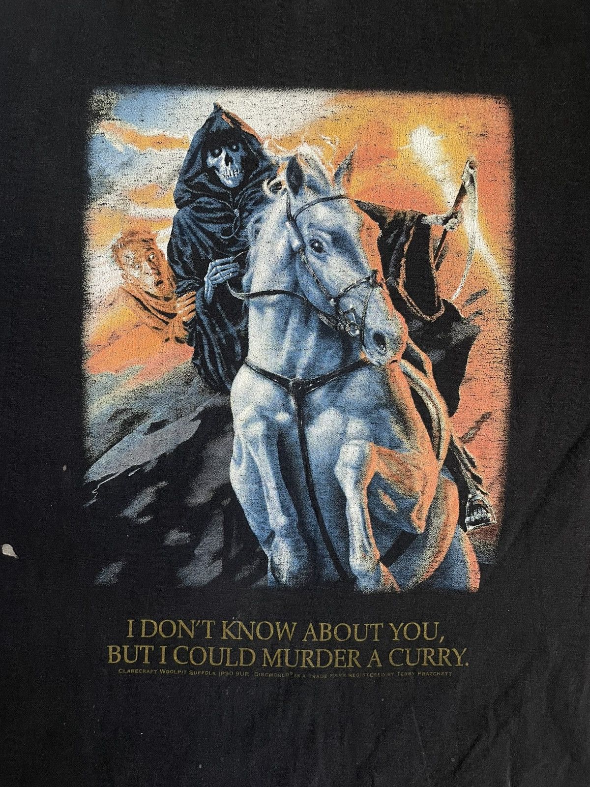 Band Tees × Vintage Vintage 90s Discworld By Terry Pratchett Tee Series Book Y2k Size US XL / EU 56 / 4 - 4 Thumbnail