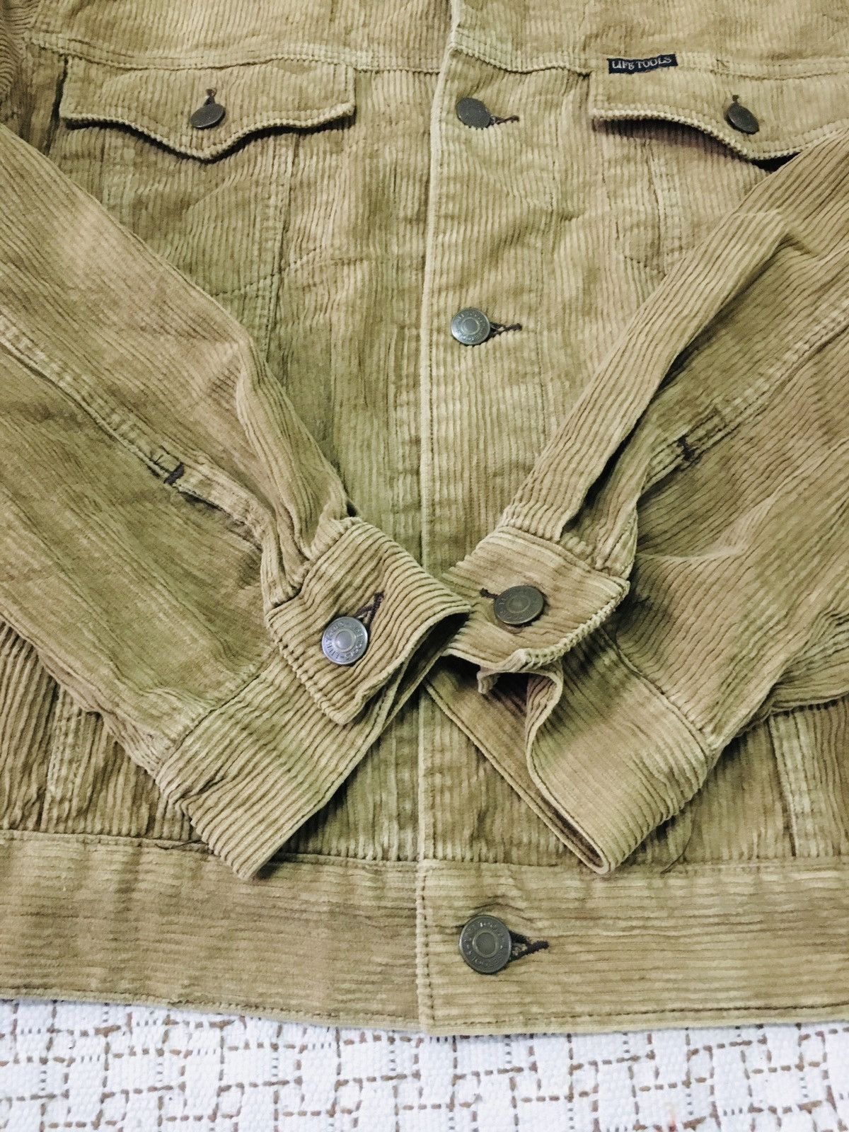 Japanese Brand Life Tools Curduroy Button Up Jacket (18) Size US L / EU 52-54 / 3 - 7 Thumbnail