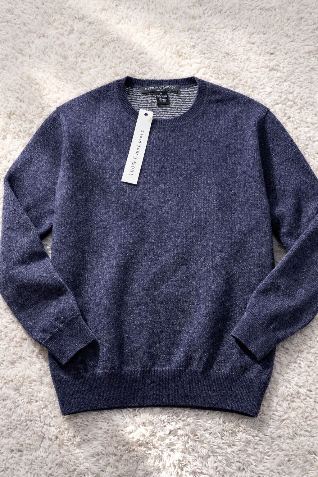 Metropolitan View Metropolitan View Men’s 100% Cashmere XL New with Tags Size US XL / EU 56 / 4 - 1 Thumbnail