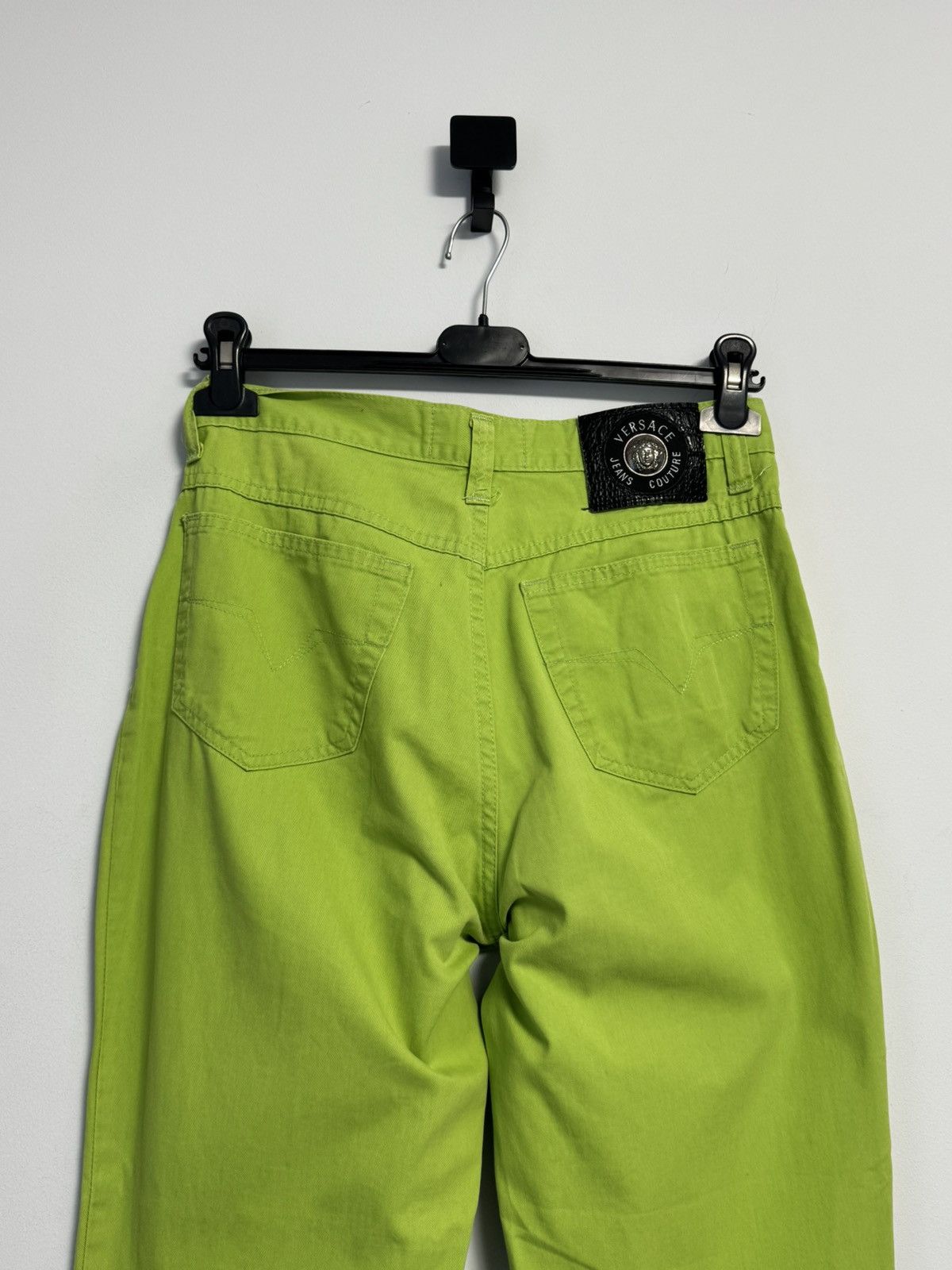 Versace Jeans Couture Versace Jeans Couture Neon Green Jeans Size 31" - 2 Thumbnail