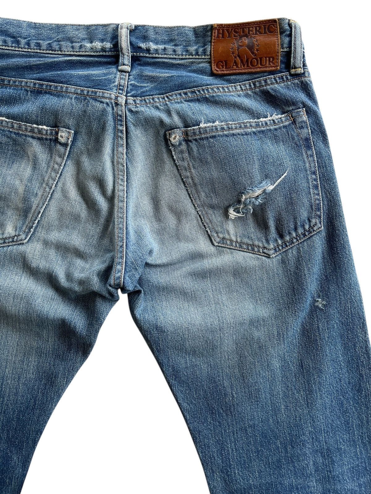 Hysteric Glamour Hysteric Glamour Studded Distressed Selvedge Denim Size US 30 / EU 46 - 9 Thumbnail