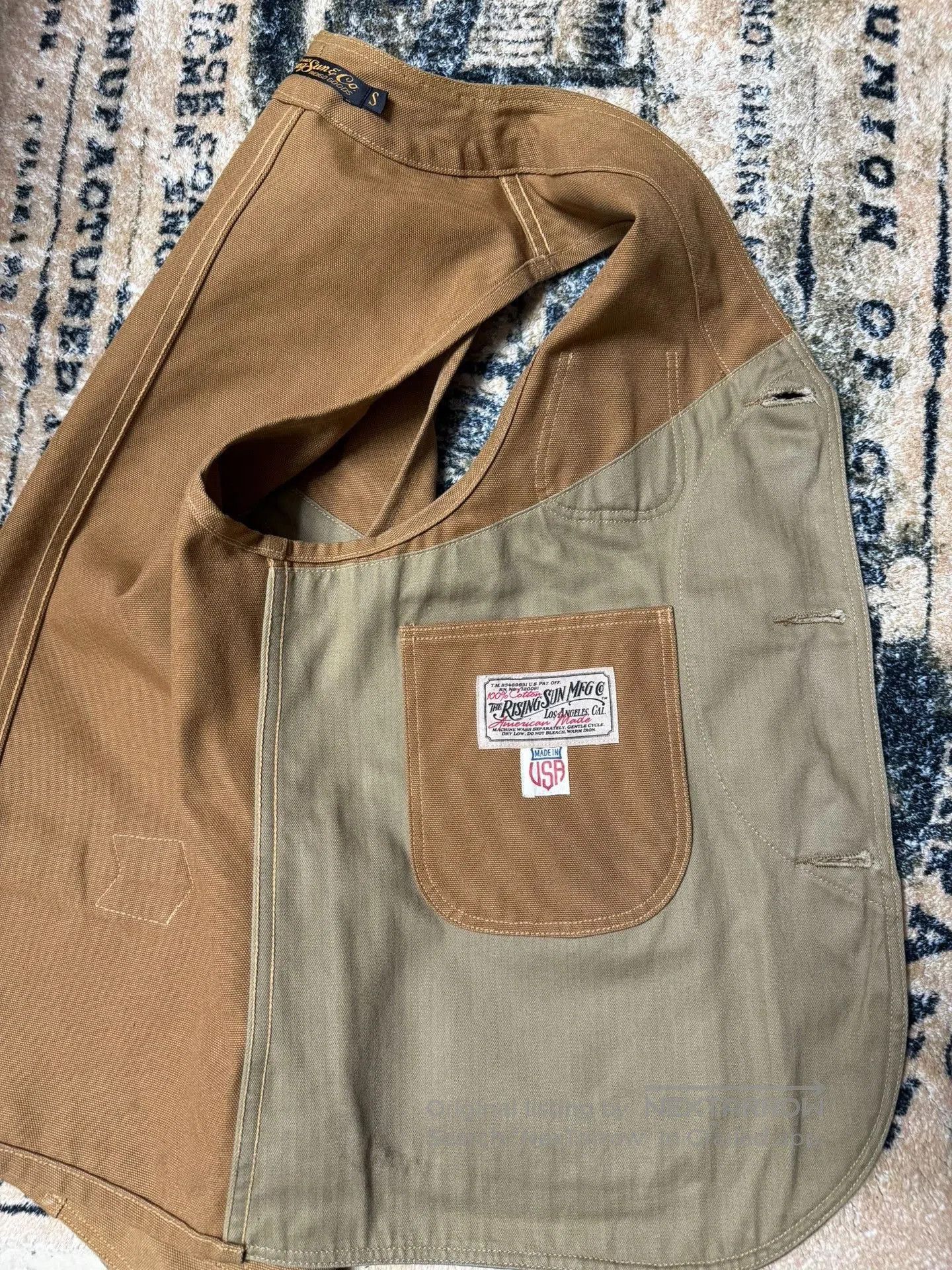Rising Sun & Co. Rising Sun & Co WWII Canvas Vest. Size US S / EU 44-46 / 1 - 4 Thumbnail