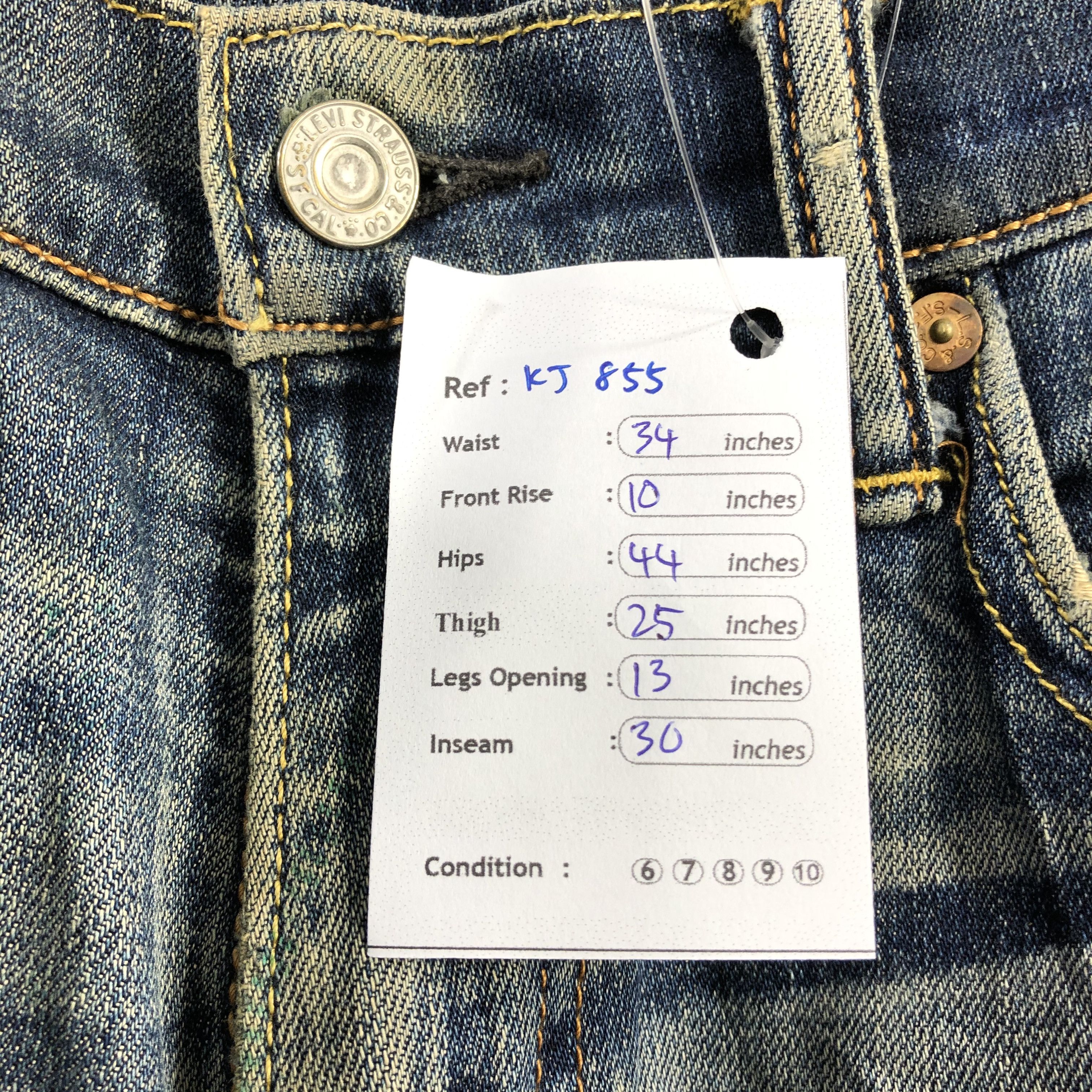 Levi's Vintage Levis 511 Jeans Rusty Wash Denim KJ855 Size US 32 / EU 48 - 16 Thumbnail