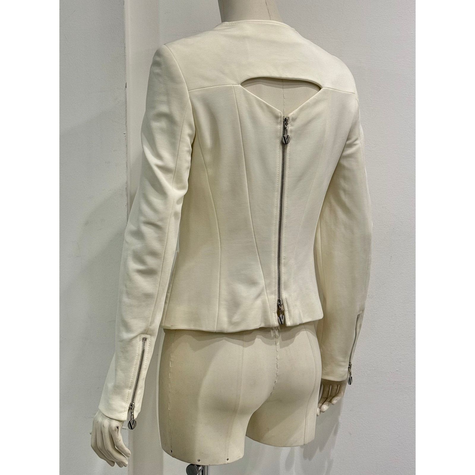 Versace 2000s Gianni Versace back zip structured paneled jacket Size M / US 6-8 / IT 42-44 - 11 Thumbnail