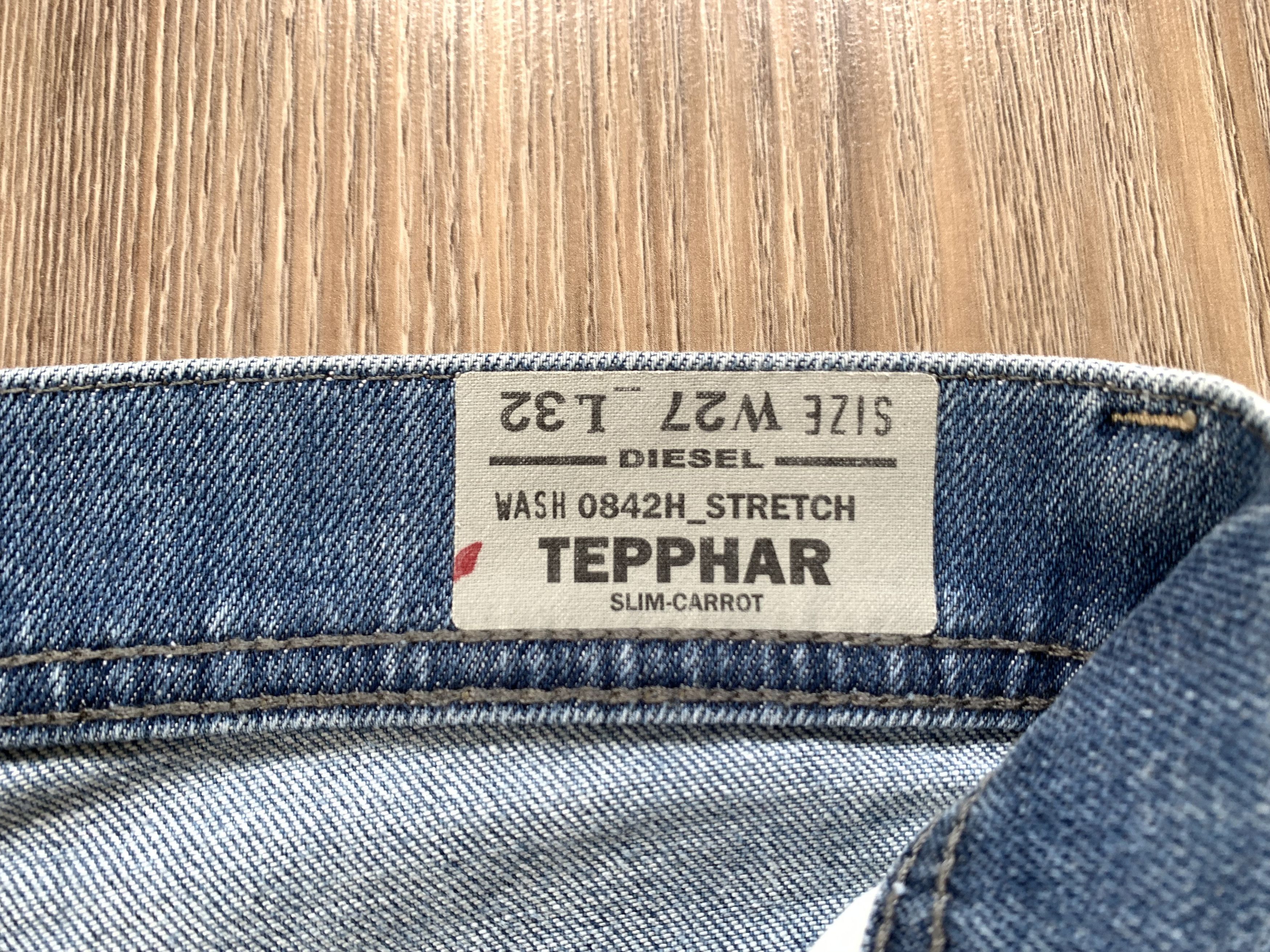 Diesel Diesel Tepphar Slim Carrot Light Blue Jeans Size US 28 / EU 44 - 7 Thumbnail