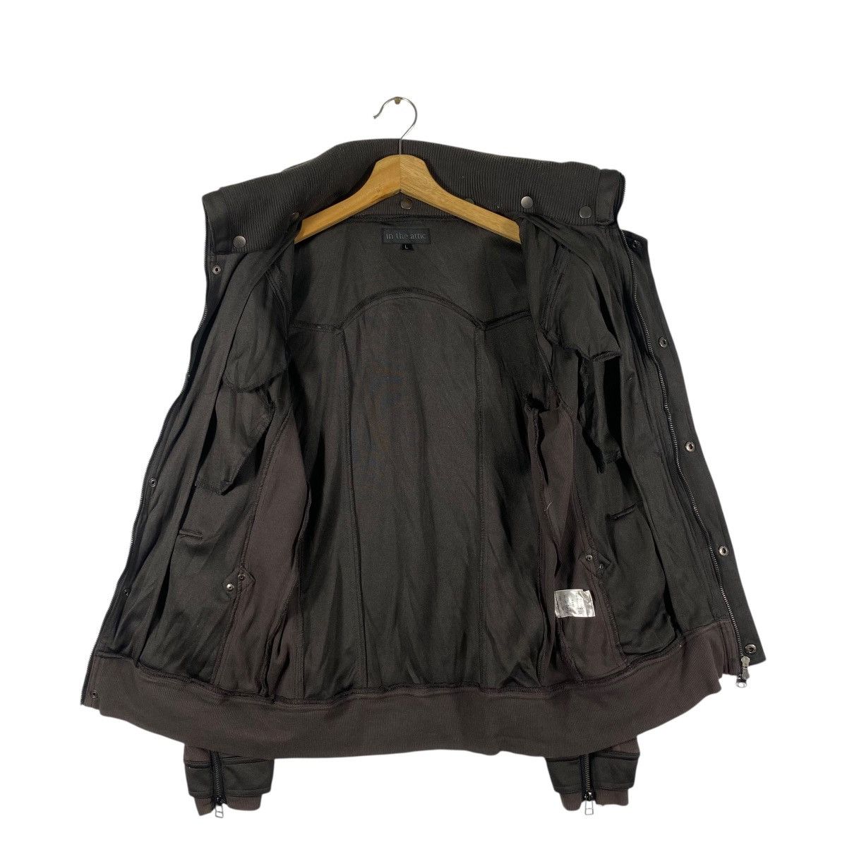 In The Attic In The Attic Distressed Style Punk Zipper/Button Jacket Size US L / EU 52-54 / 3 - 7 Thumbnail