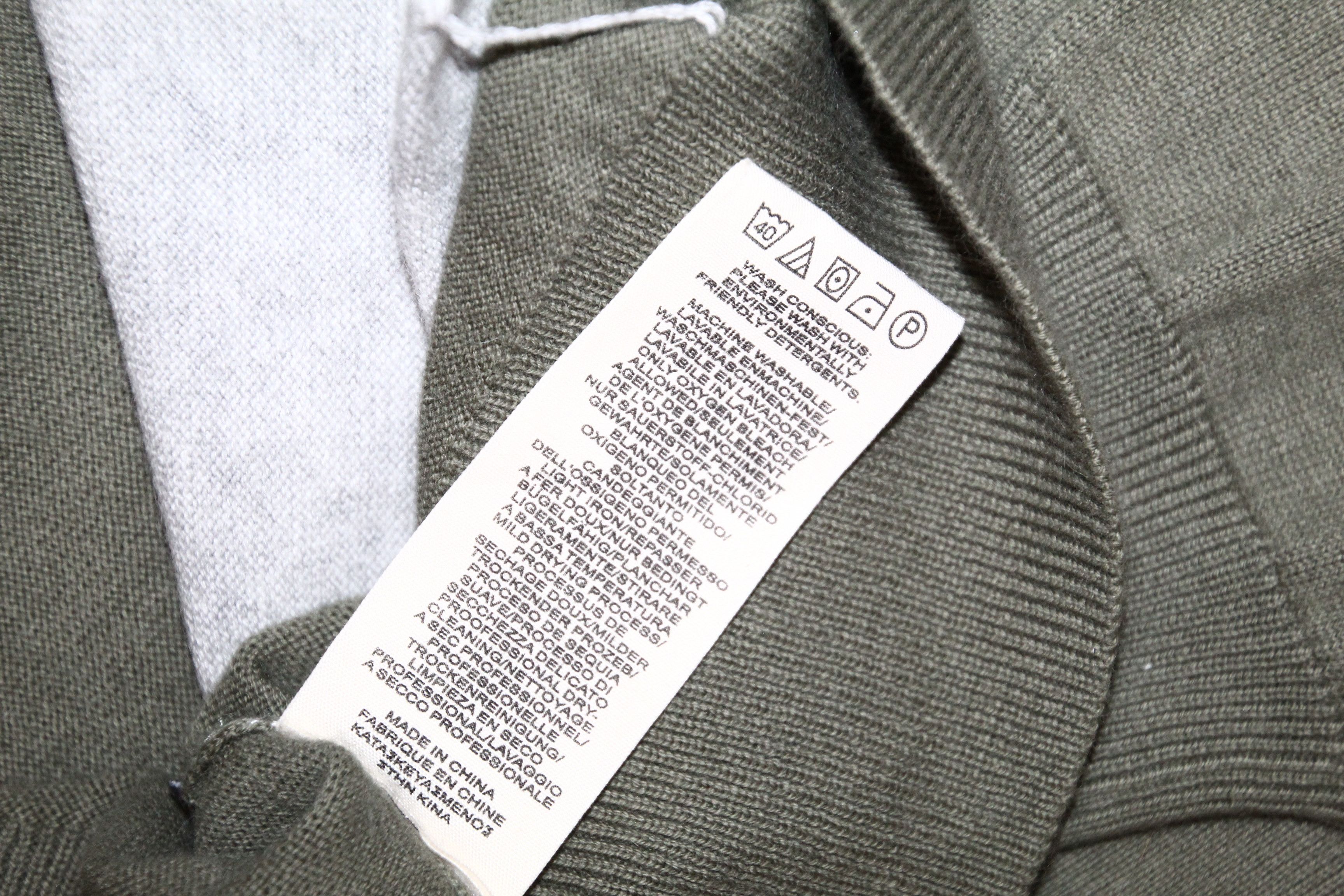 Japanese Brand Kuyichi Logo Embroidery Organic Cotton Buttons Cardigan Size L / US 10 / IT 46 - 9 Thumbnail