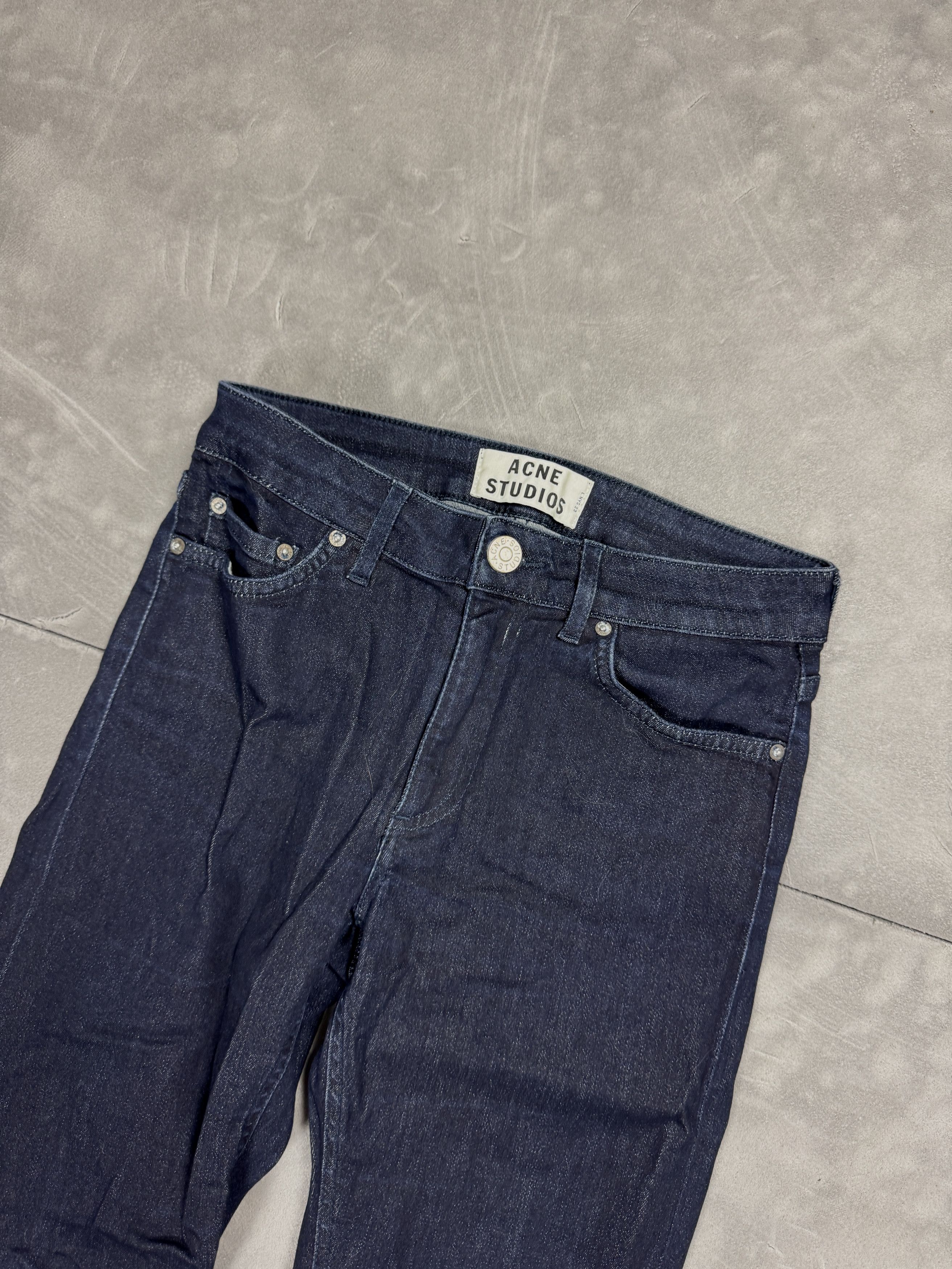 Acne Studios × Vintage Acne Studios navy slim fit denim jeans streetwear retro 90s Size 26" / US 2 / IT 38 - 3 Thumbnail