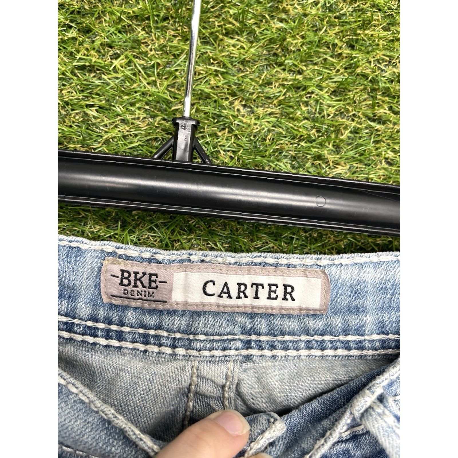 Vintage VINTAGE Buckle BKE Jeans Mens 31x33 Straight Leg Mid Rise Denim Blue 90s Y2K Retro Size US 31 - 3 Thumbnail