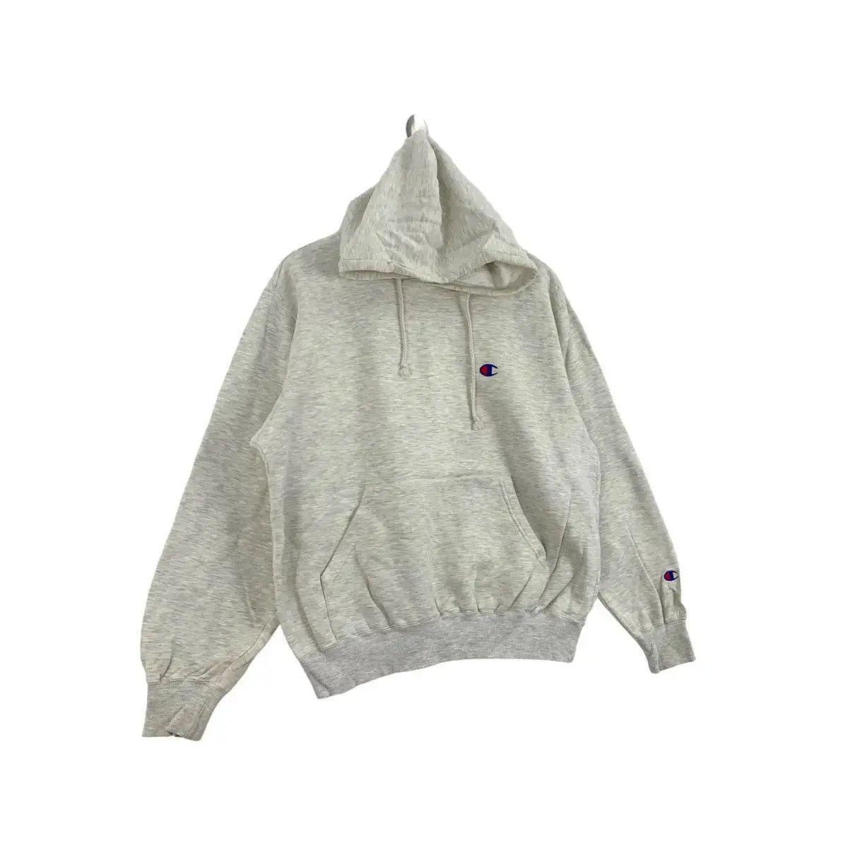 Champion Vintage CHAMPION USA Small Embroidered Logo Grey Hoodie Size US L / EU 52-54 / 3 - 4 Thumbnail