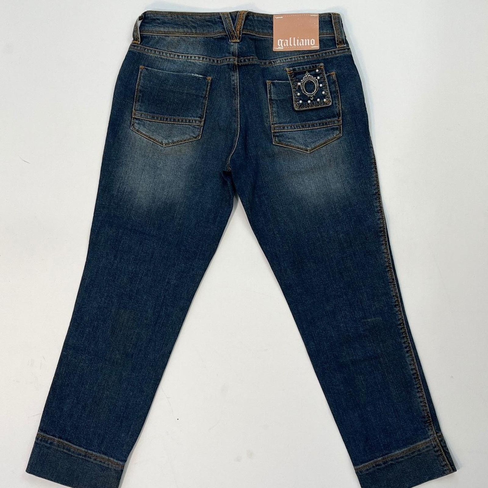 John Galliano Vintage john galliano embellished denim Size 28" / US 6 / IT 42 - 3 Thumbnail