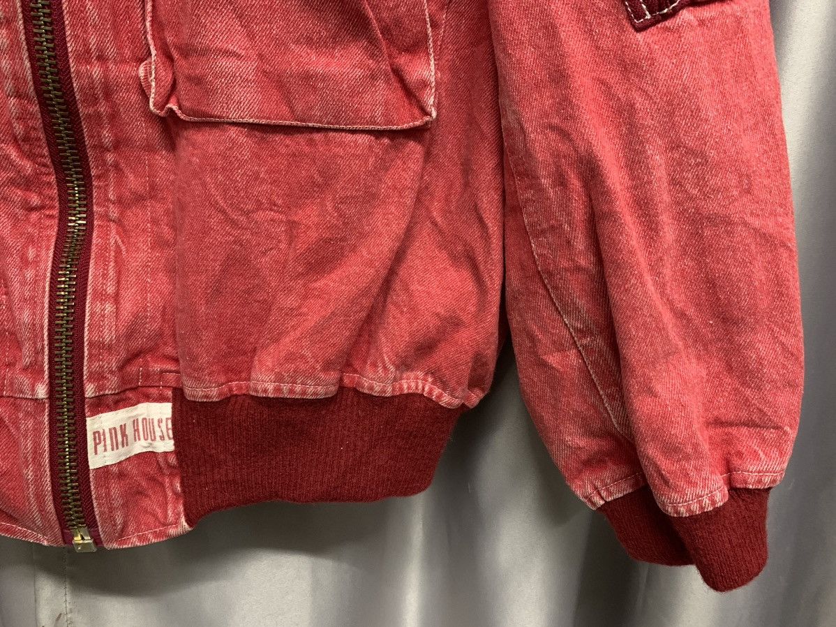 Japanese Brand × Vintage ISSEY MIYAKE INSPIRED DENIM BOMBER JACKET RARE DESIGN Size US L / EU 52-54 / 3 - 4 Thumbnail