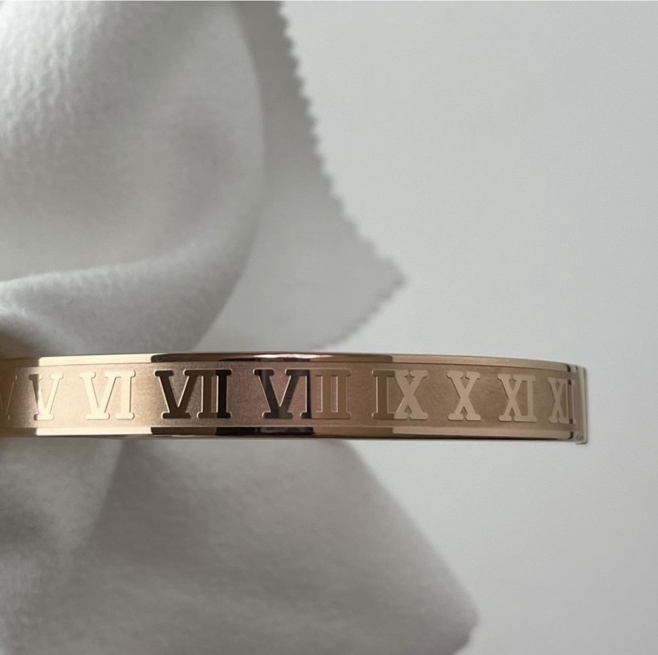 Jewelry Men's Roman Numeral Rose Gold Tone Bracelet Size ONE SIZE - 3 Thumbnail