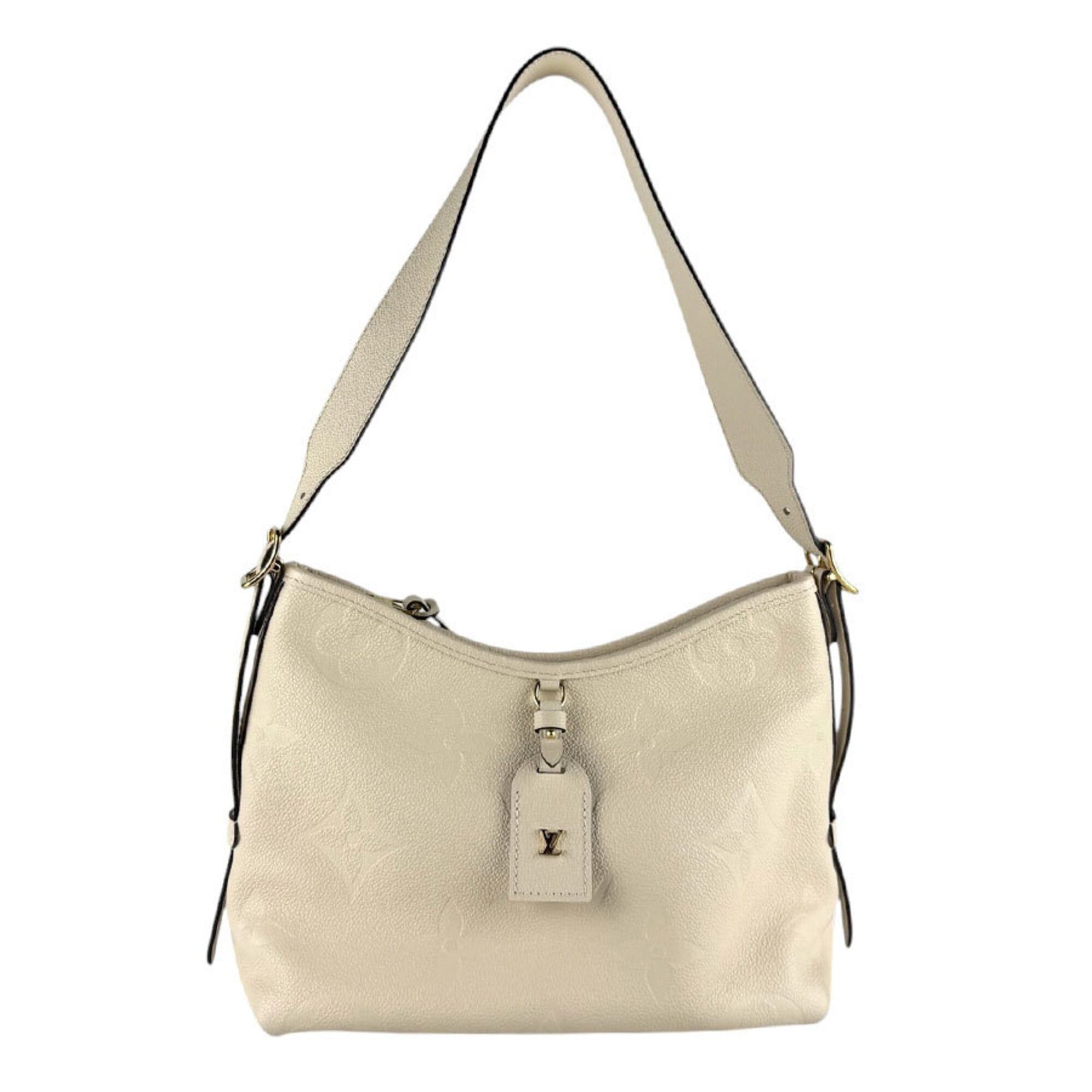 Louis Vuitton Louis Vuitton Shoulder Bag Monogram Empreinte Carryall Zip NM PM Cream Beige Women's M46293 z9312 Size ONE SIZE - 1 Thumbnail