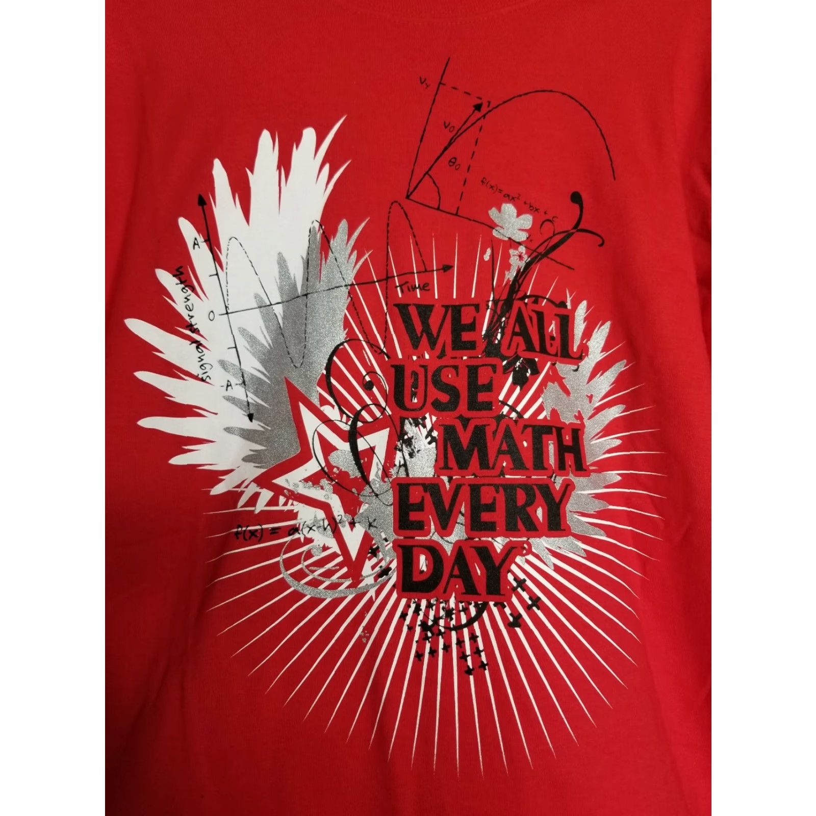 Port & Company Texas Instruments Mens L Nat’l Council of Teachers of Mathematics T Shirt Red Size US L / EU 52-54 / 3 - 2 Thumbnail
