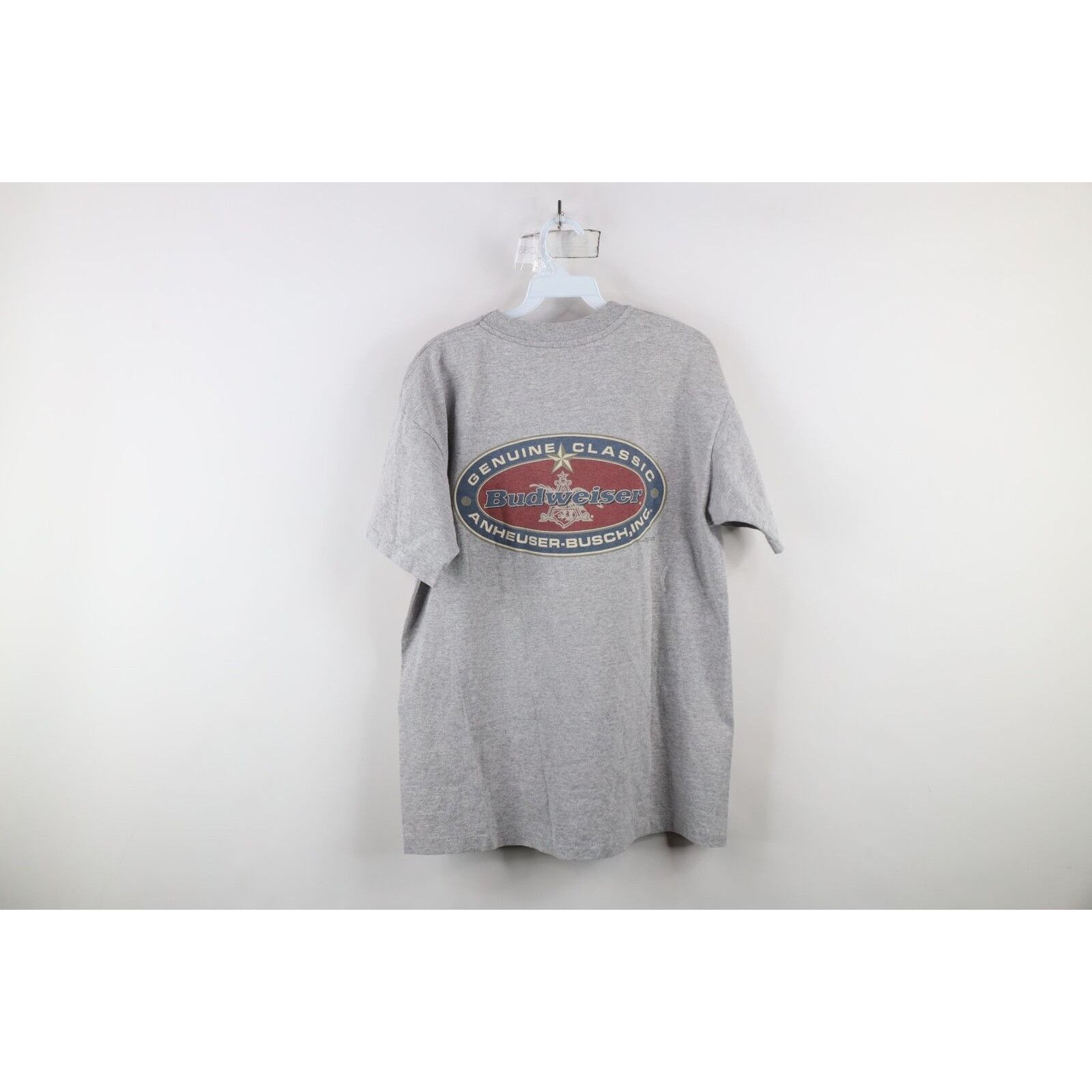 Budweiser × Vintage Vintage 90s Spell Out Anheuser Busch Budweiser Beer T-Shirt Size US L / EU 52-54 / 3 - 9 Thumbnail