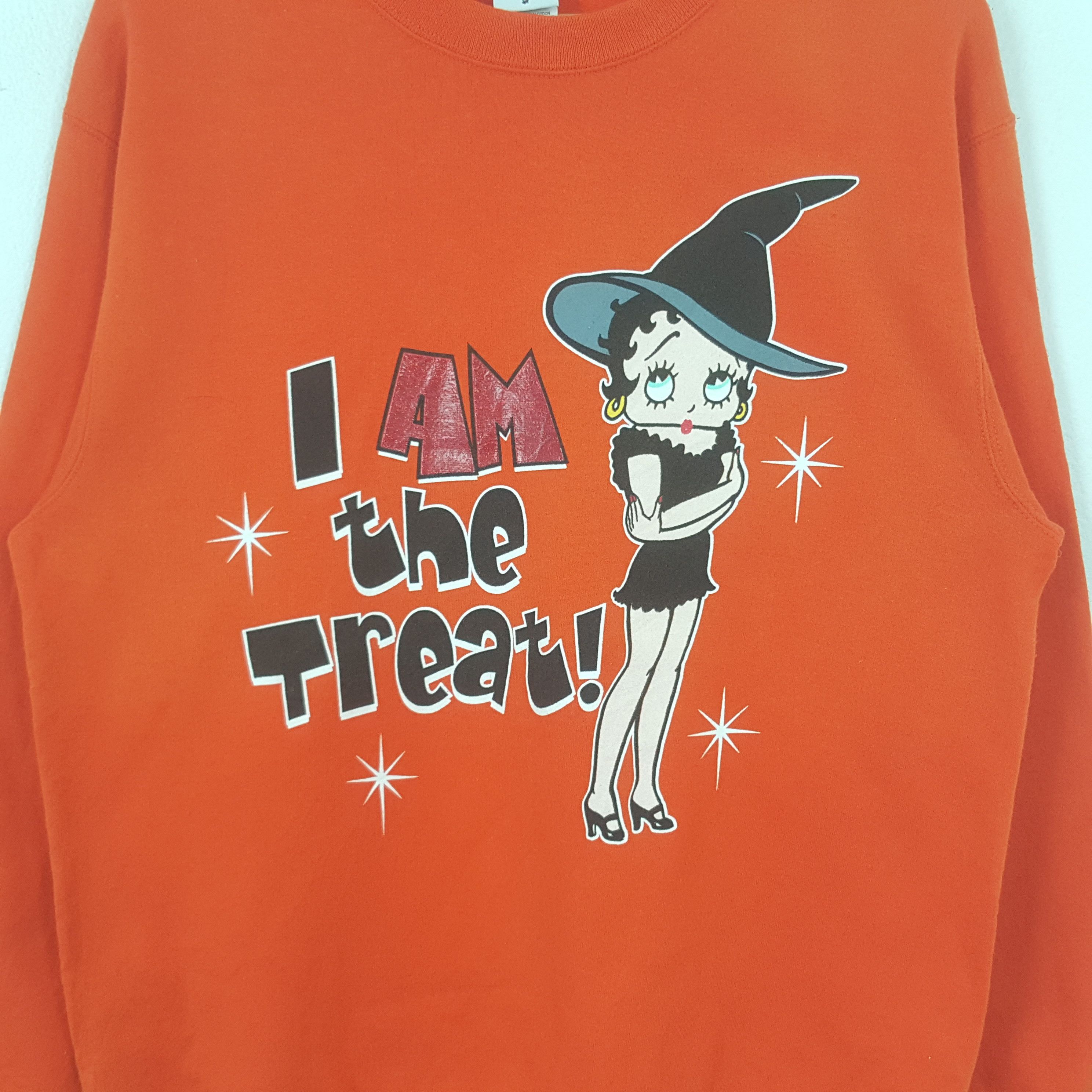 Cartoon Network Vintage Betty Boop Halloween Cartoon Sweatshirt RR5 Size US M / EU 48-50 / 2 - 2 Thumbnail