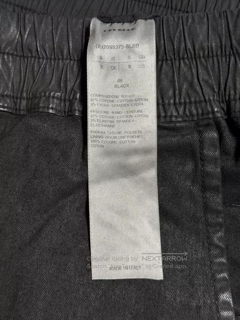 Rick Owens RICK OWENS size S Dark waxed, wax-faced, cropped pants, an Size US 27 - 3 Thumbnail