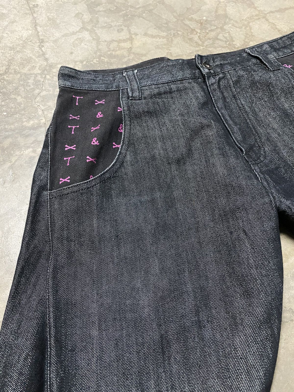 Japanese Brand Flare Jeans Japan Tarnish & Twist Baggy Loose Denim Size US 32 / EU 48 - 4 Thumbnail