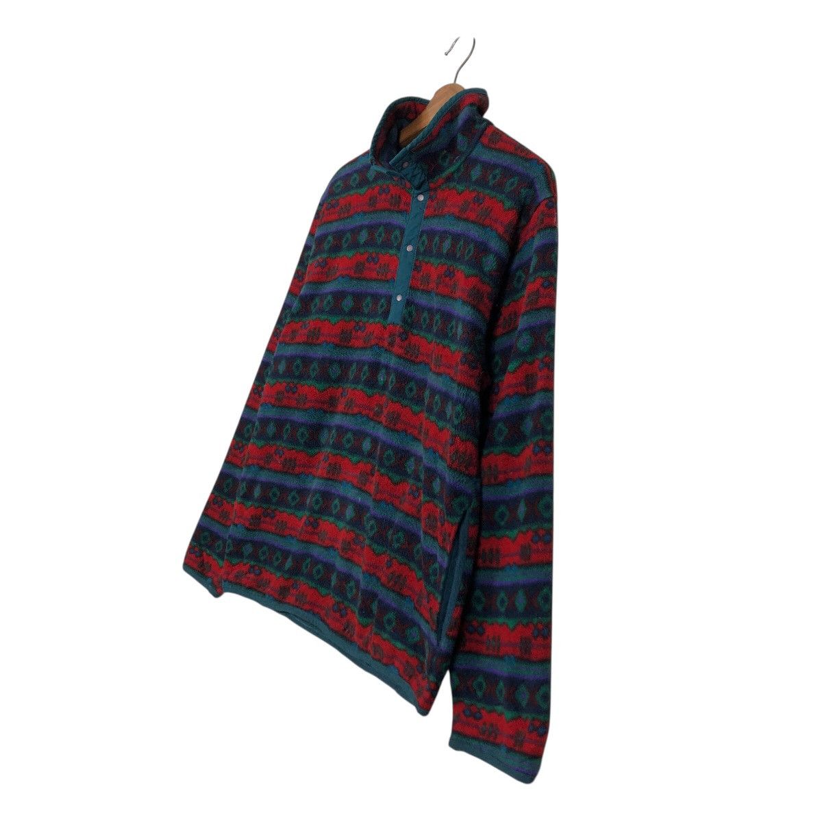 Japanese Brand 📌Vintage Fleece Jacket L.L.Bean Navajo Native Aztec Design Size US M / EU 48-50 / 2 - 3 Thumbnail
