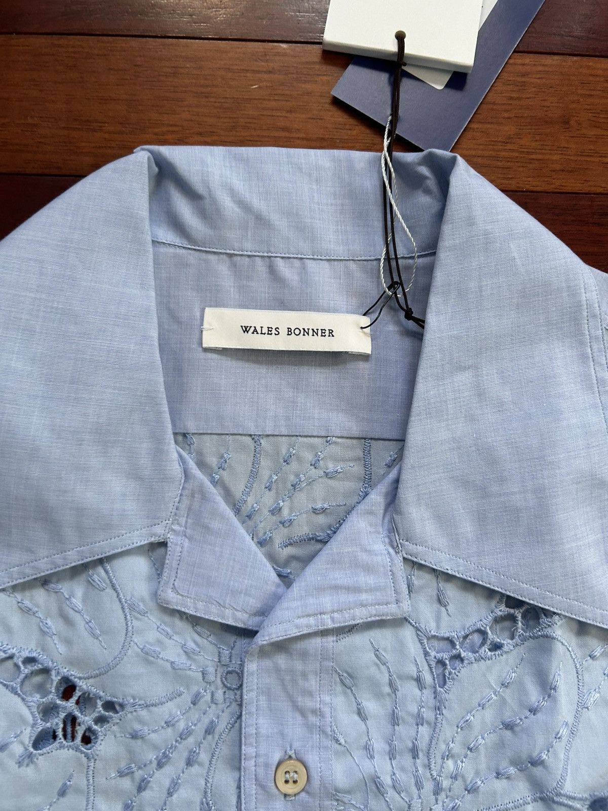 Wales Bonner Wales Bonner Bowling Shirt Size US L / EU 52-54 / 3 - 5 Thumbnail