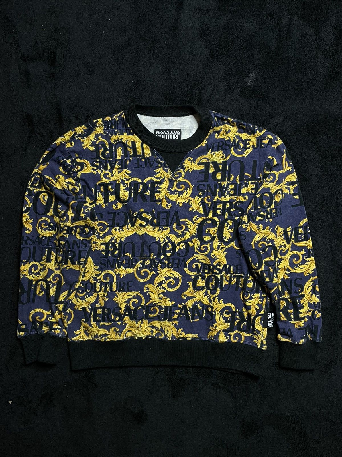 Versace Versace Couture Sweatshirt Unisex y2k Size M Size US M / EU 48-50 / 2 - 2 Thumbnail