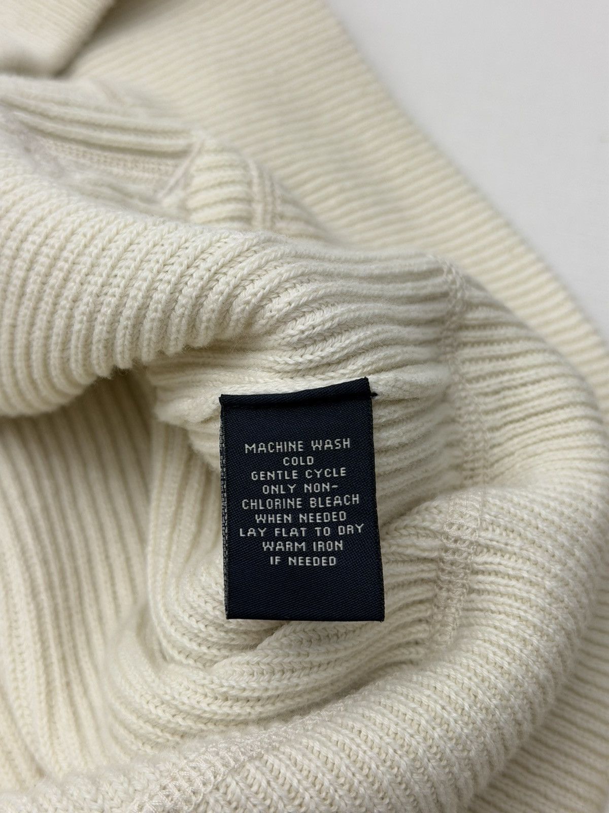 Polo Ralph Lauren Polo Jeans Co. Ralph Lauren MFG Cream Standard Issue Ribbed Size US L / EU 52-54 / 3 - 10 Thumbnail