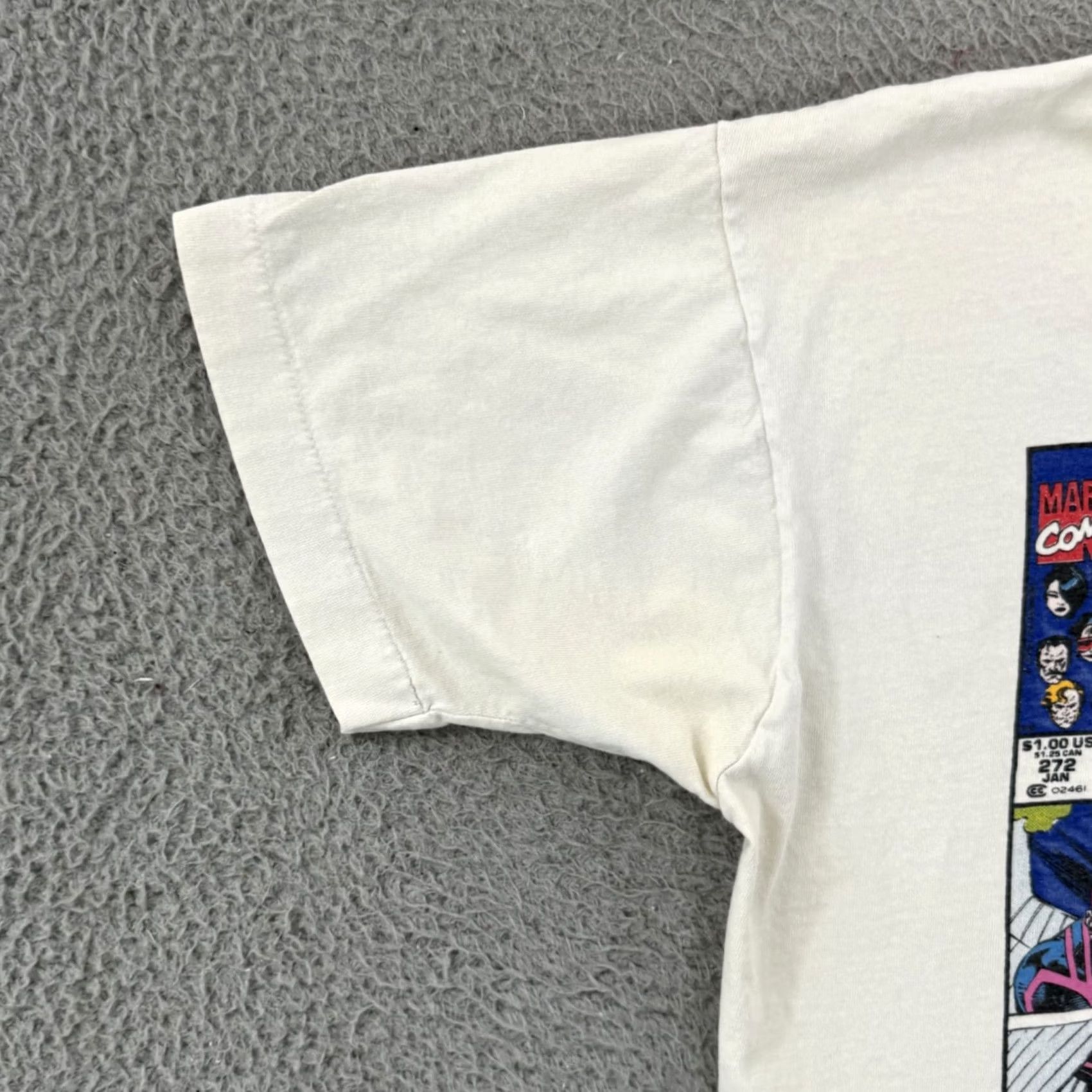 Vintage VINTAGE Marvel X-Men Shirt Large White Uncanny Xtinction Agenda Comics 90s Mens Size US L / EU 52-54 / 3 - 5 Thumbnail