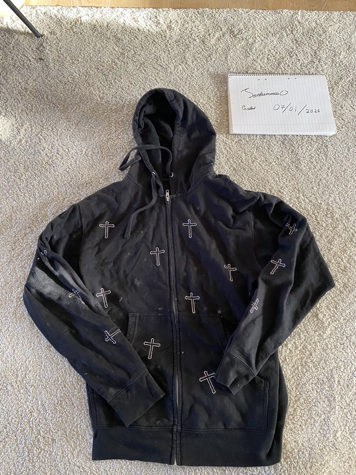 Other Cross Rhinestone hoodie Size US M / EU 48-50 / 2 - 1 Thumbnail