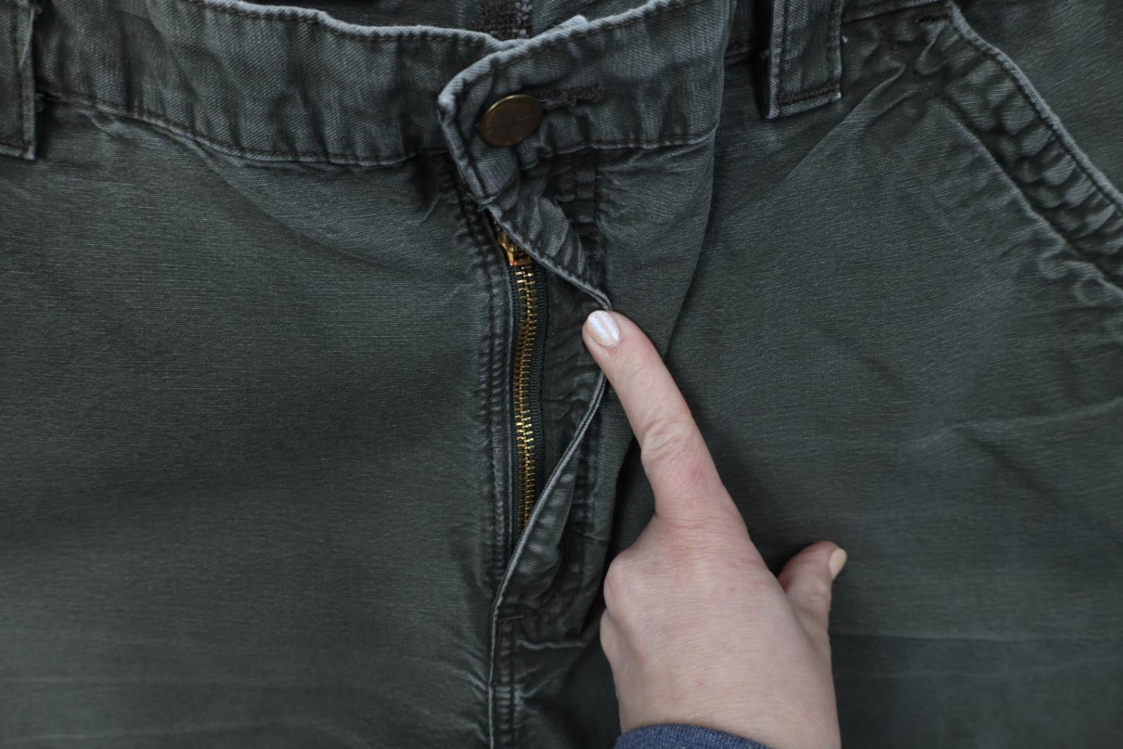 Carhartt Vintage Y2K Carhartt Wide Leg Dungaree Pants Olive Green Size US 38 / EU 54 - 7 Thumbnail