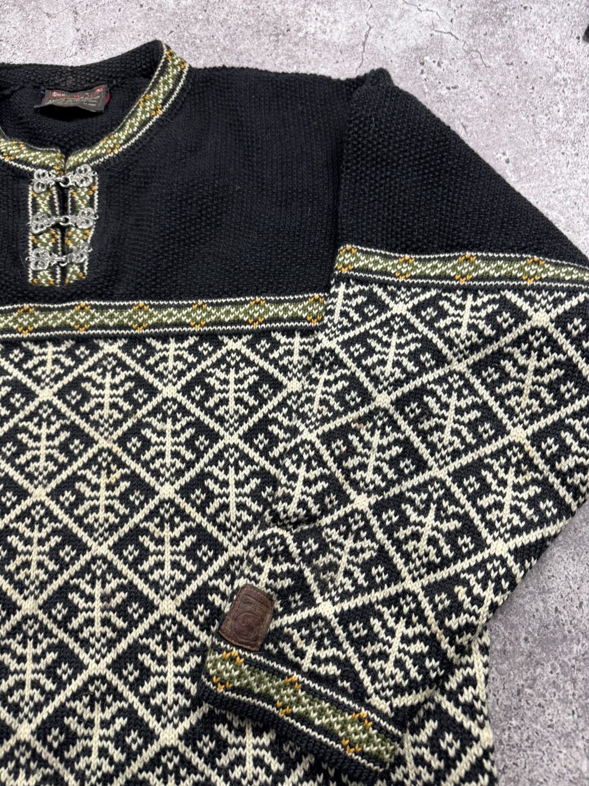 Norwool Vintage Y2k Norwool Knitted Sweater Norway Dale Of Norway Size US L / EU 52-54 / 3 - 3 Thumbnail