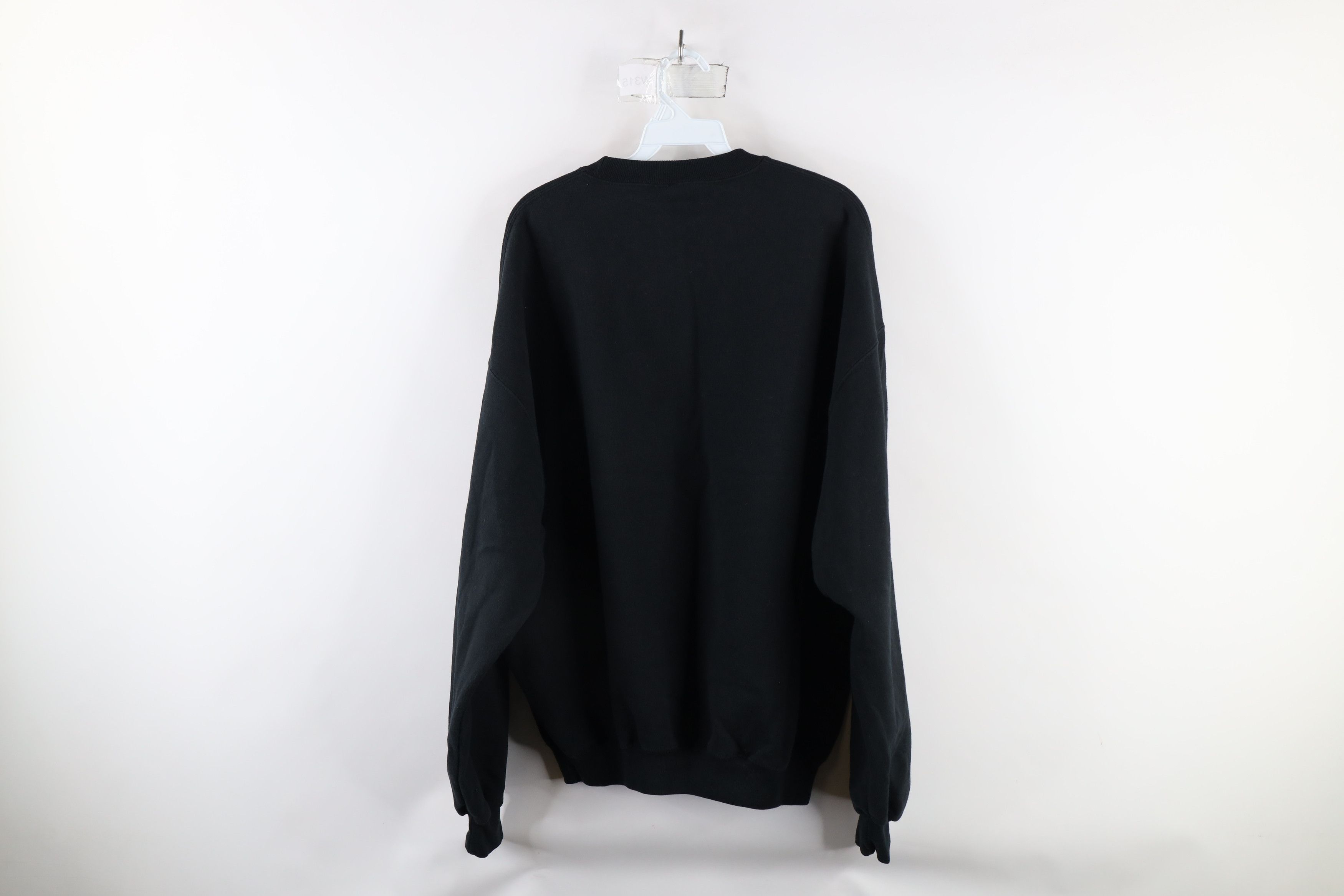 Vintage Vintage 90s Streetwear Wolf Moon Crewneck Sweatshirt Black Size US XL / EU 56 / 4 - 6 Thumbnail
