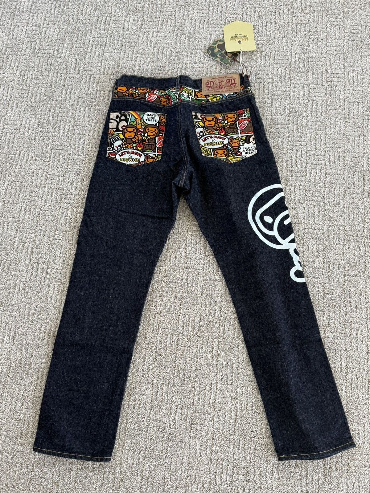 Bape Bape Denim Jeans Babymilos Size US 30 / EU 46 - 1 Thumbnail