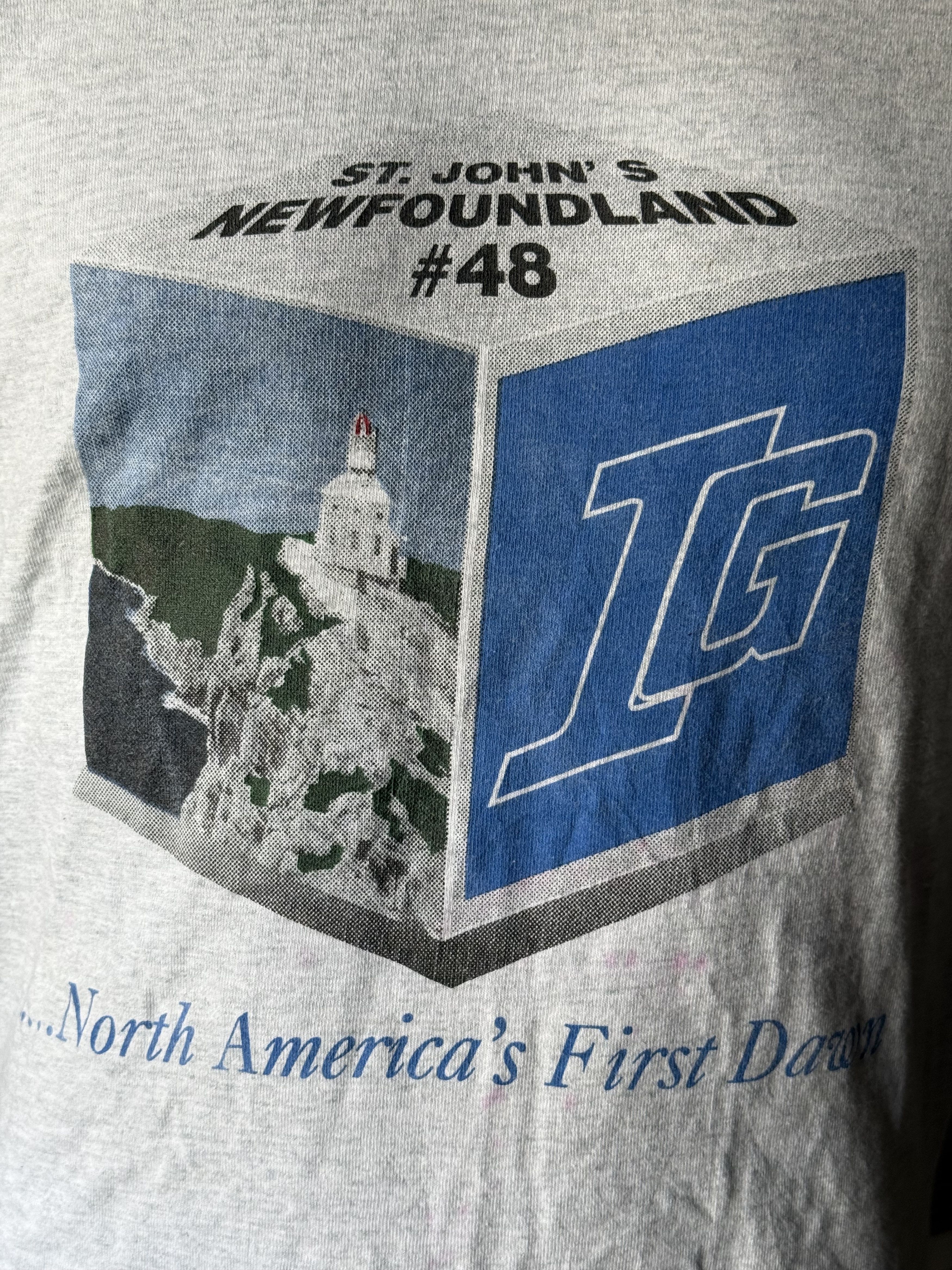 Fruit Of The Loom Vintage St. John’s Newfoundland Tee USA Tag XXL Size US XXL / EU 58 / 5 - 1 Thumbnail