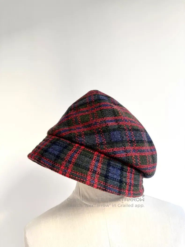Vivienne Westwood Vintage red blue green plaid newsboy c