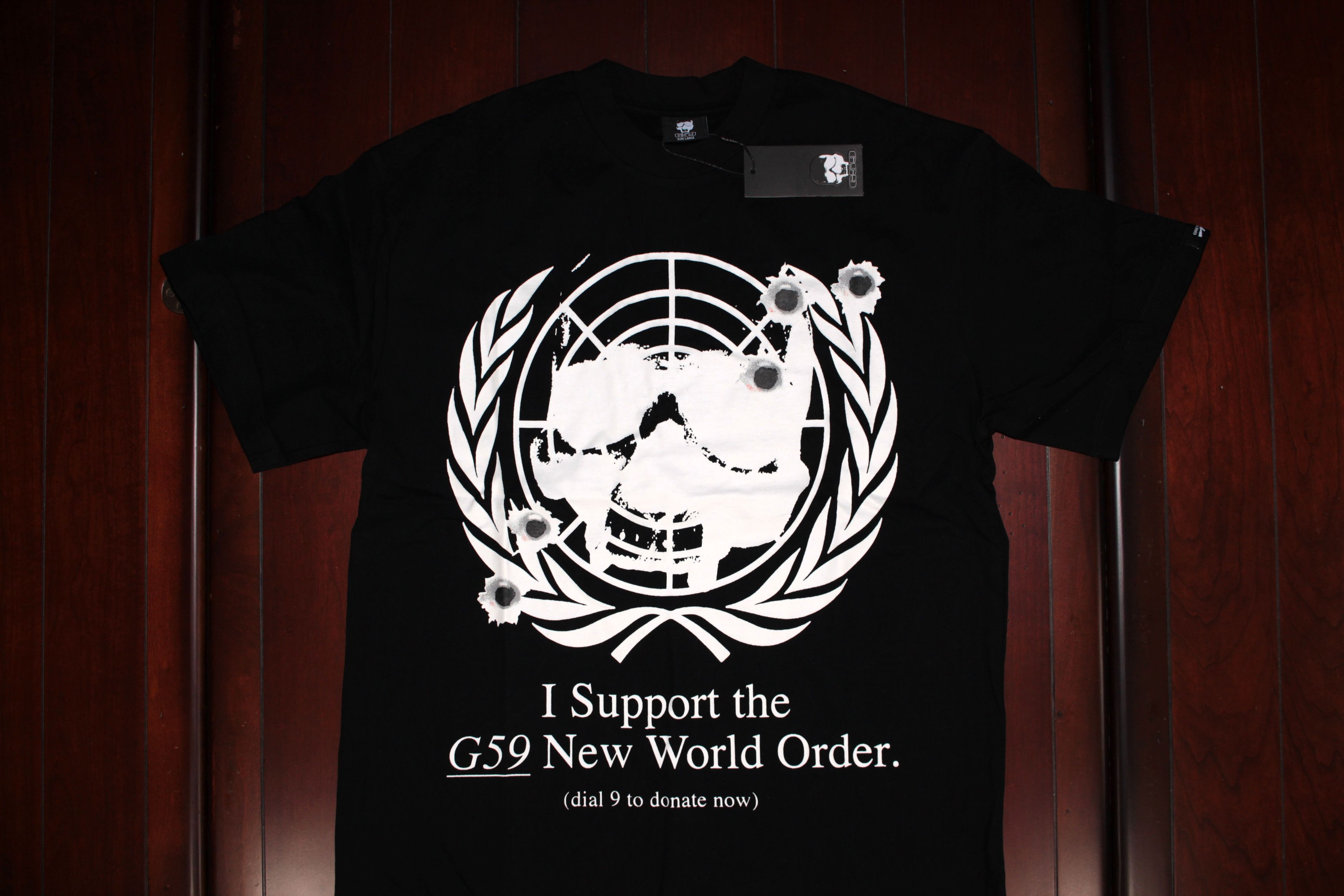 G59 Records G59 RECORDS / $UICIDEBOY$ - NEW WORLD ORDER T-SHIRT Size US L / EU 52-54 / 3 - 4 Thumbnail
