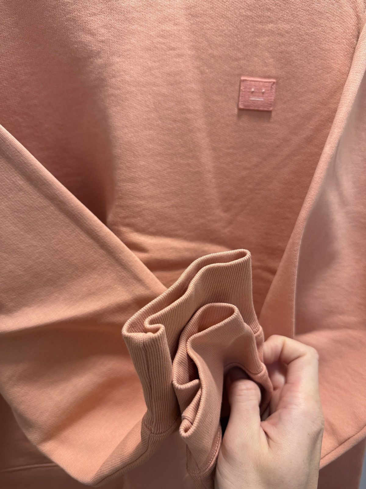 Acne Studios Acne Studios Fairview Face Sweatshirt, Pale Pink, L Size US L / EU 52-54 / 3 - 5 Thumbnail