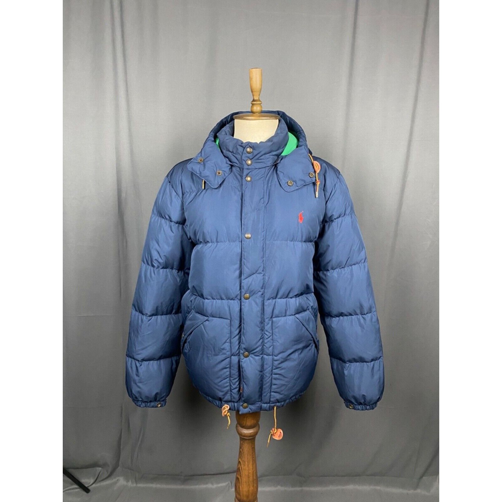 Ralph Lauren Polo Ralph Lauren VTG Men's Blue Down Insulated Puffer Jacke Size US L / EU 52-54 / 3 - 3 Thumbnail