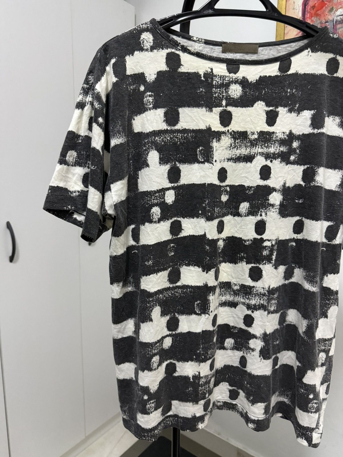 Yohji Yamamoto Y's polka dot stripes tee Size S / US 4 / IT 40 - 3 Thumbnail