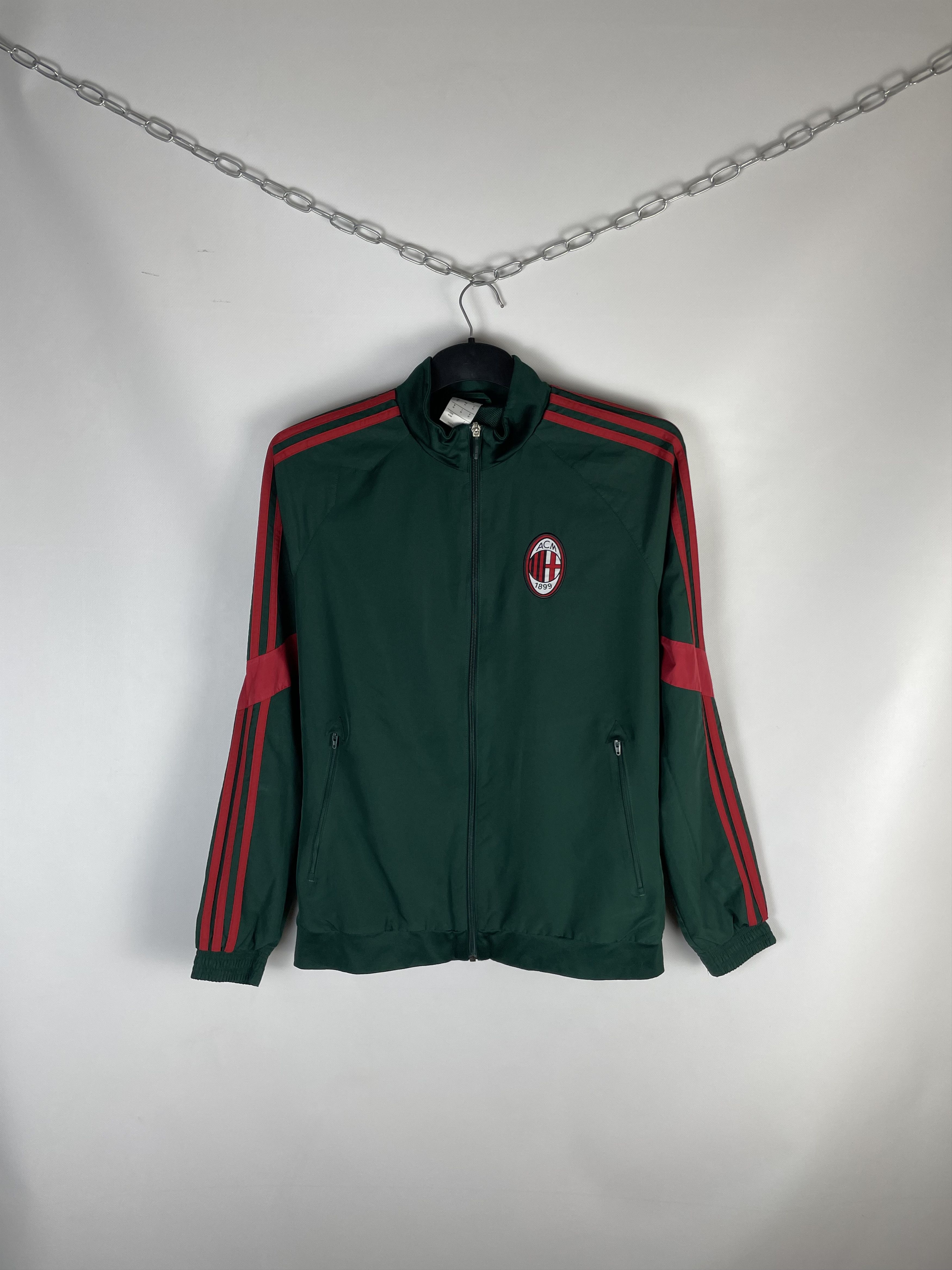 Adidas Vintage AC Milan Football Track Suit Soccer Set Jacket Pants Size US M / EU 48-50 / 2 - 2 Thumbnail