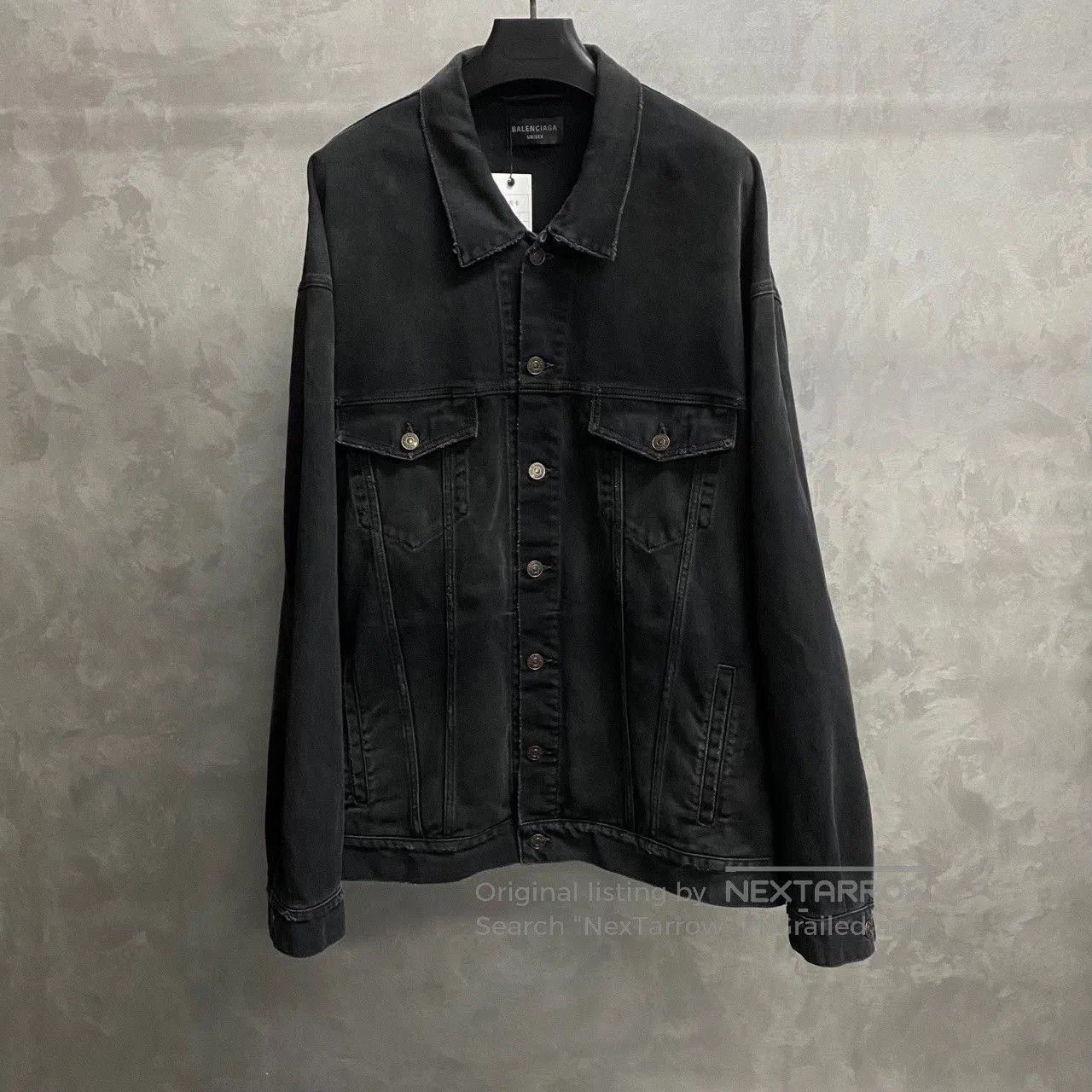Balenciaga Balenciaga 2023 Embroidered Logo Denim Jacket. Size US M / EU 48-50 / 2 - 1 Thumbnail