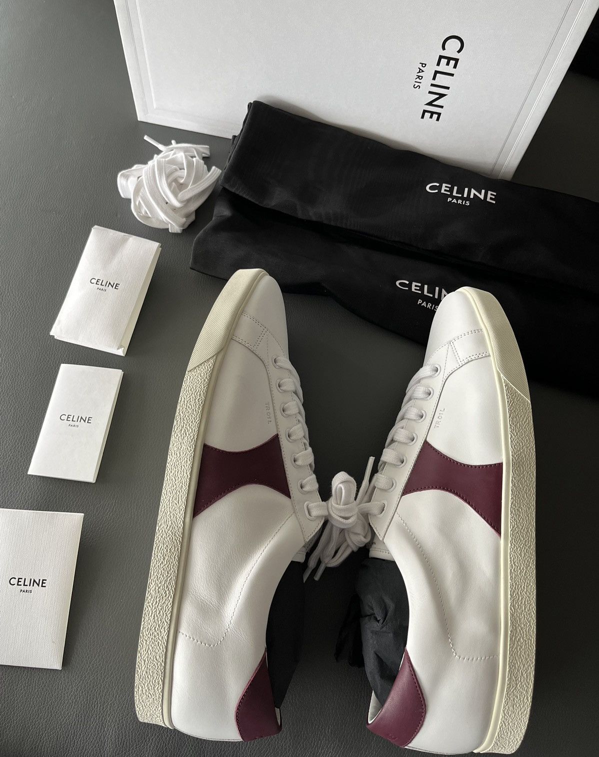 Celine × Hedi Slimane Runway Celine Hedi Slimane Classic Triomphe Sneaker Size US 13 / EU 46 - 4 Thumbnail