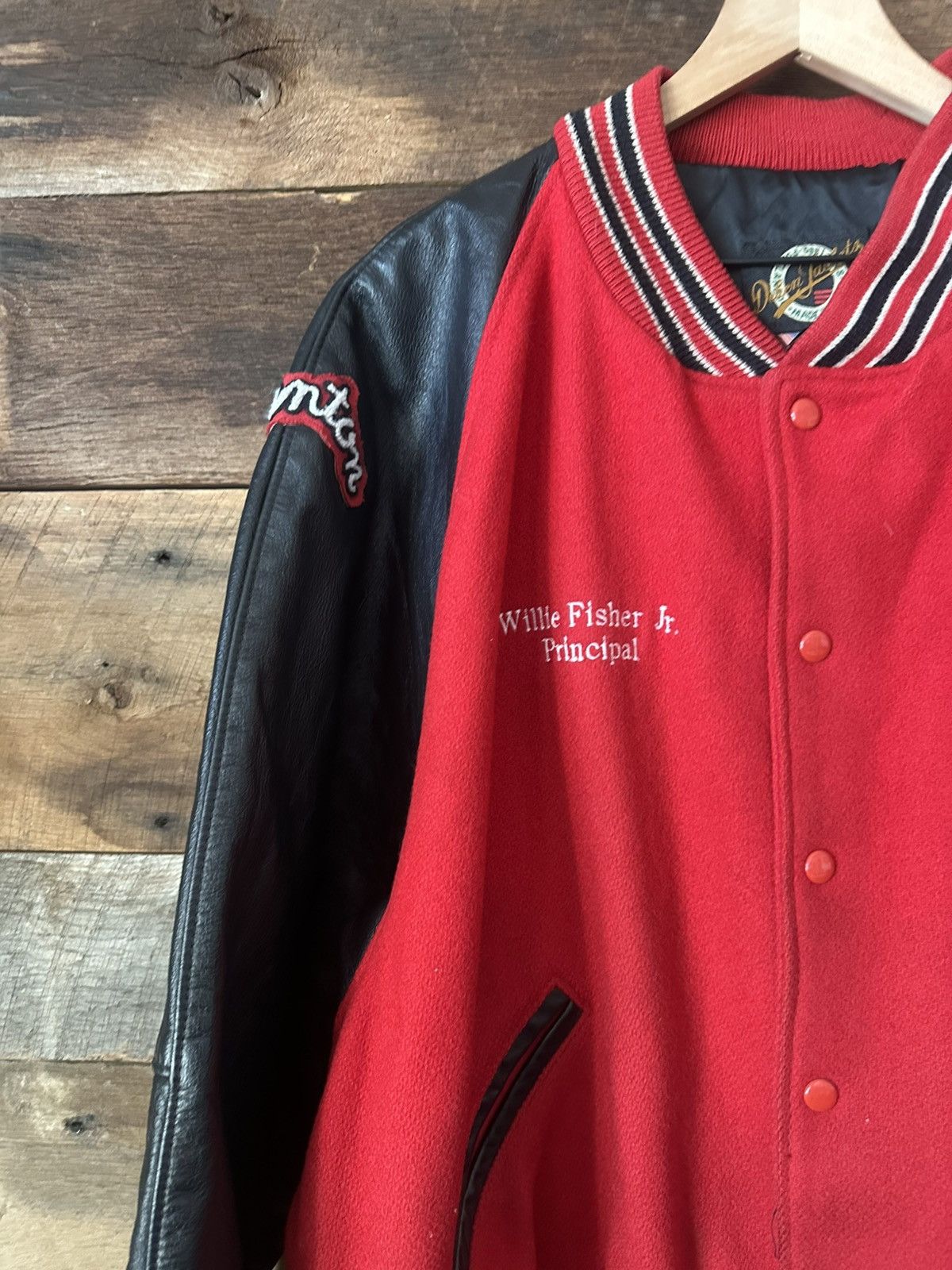 Dehen 1920 90s Dehen1920 Varsity Jacket - Boxy Fit - XL Short Size US XL / EU 56 / 4 - 2 Thumbnail